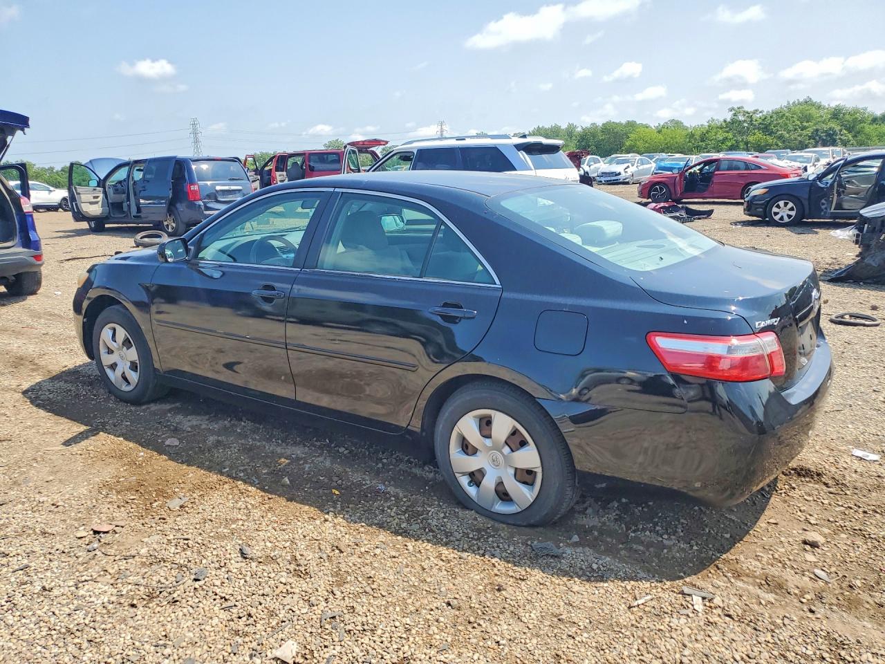 2007 Toyota Camry Le Black vin: 4T1BE46K27U710302
