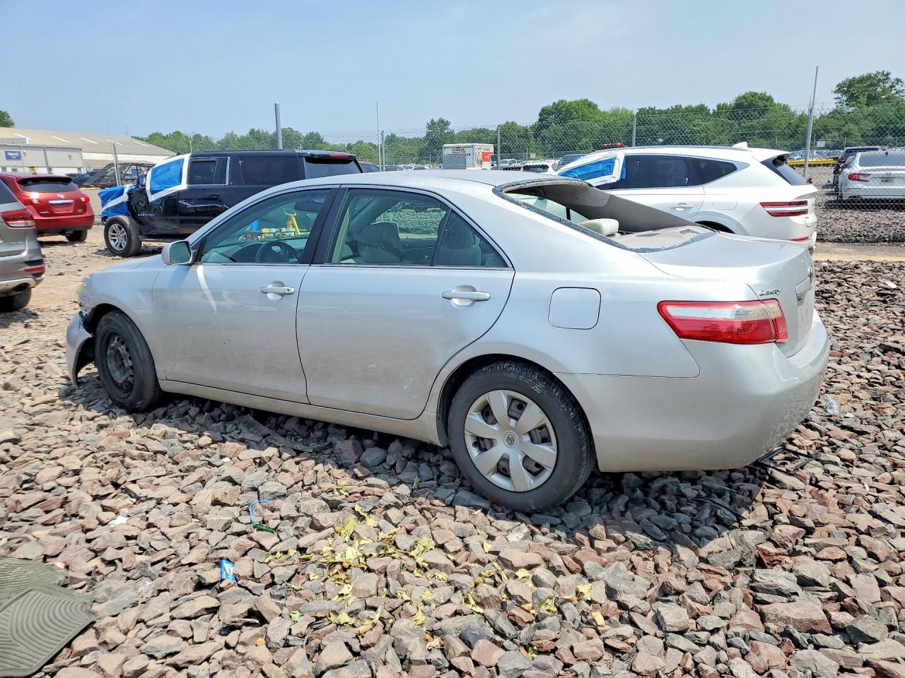 2007 Toyota Camry Ce Gray vin: 4T1BE46K27U710879