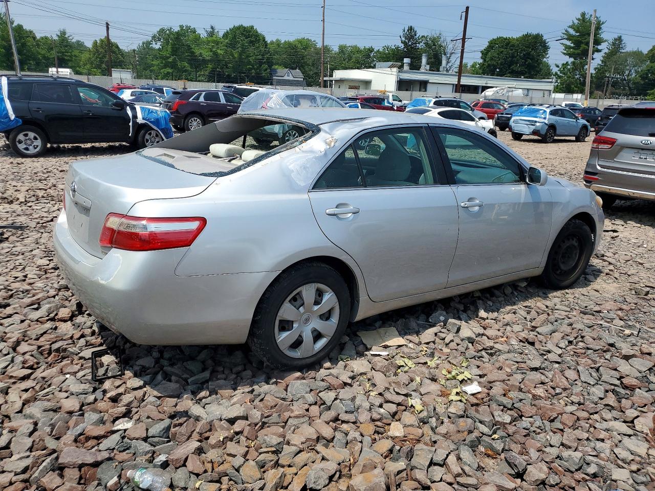 2007 Toyota Camry Ce Gray vin: 4T1BE46K27U710879