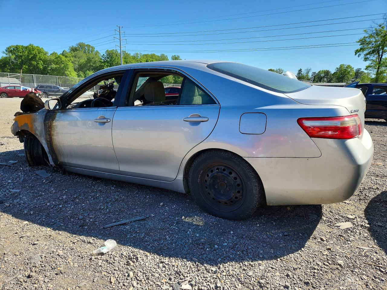 2007 Toyota Camry Le Silver vin: 4T1BE46K27U721333