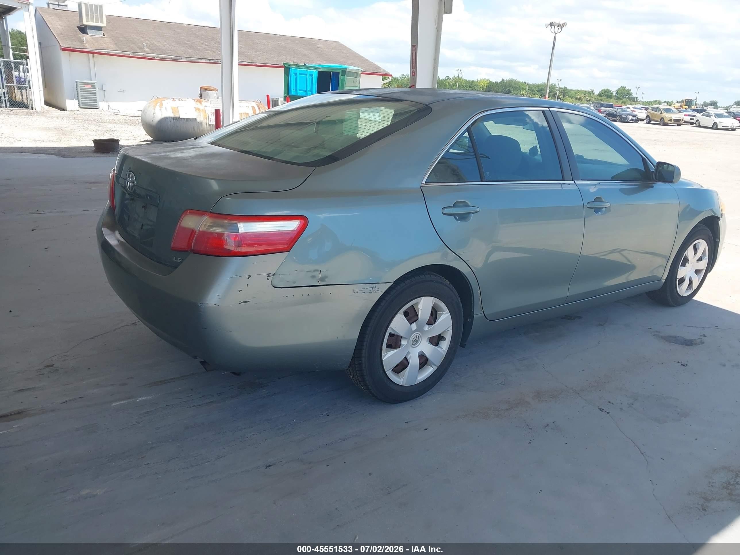 2007 Toyota Camry Le Gray vin: 4T1BE46K27U724040