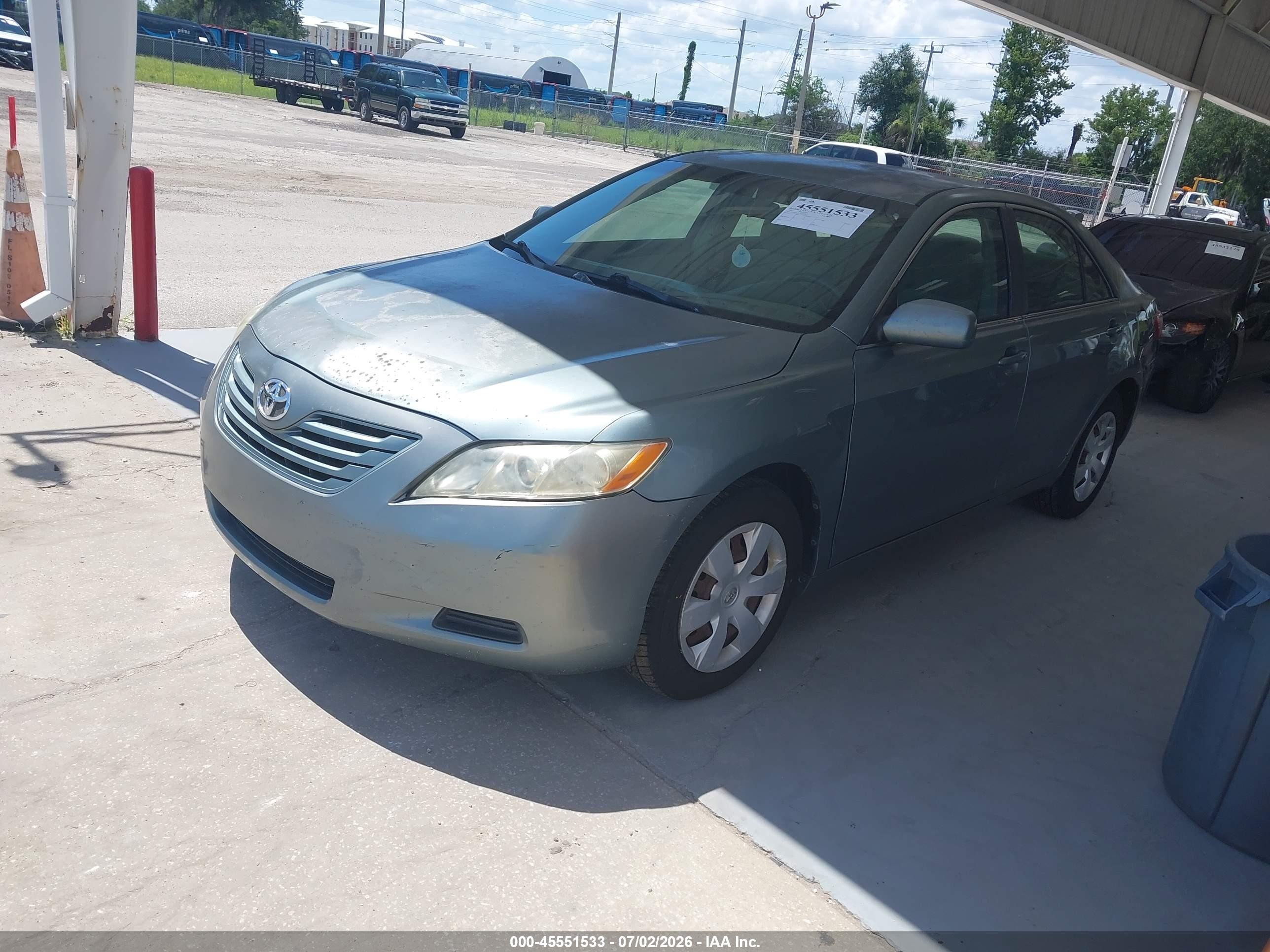 2007 Toyota Camry Le Gray vin: 4T1BE46K27U724040