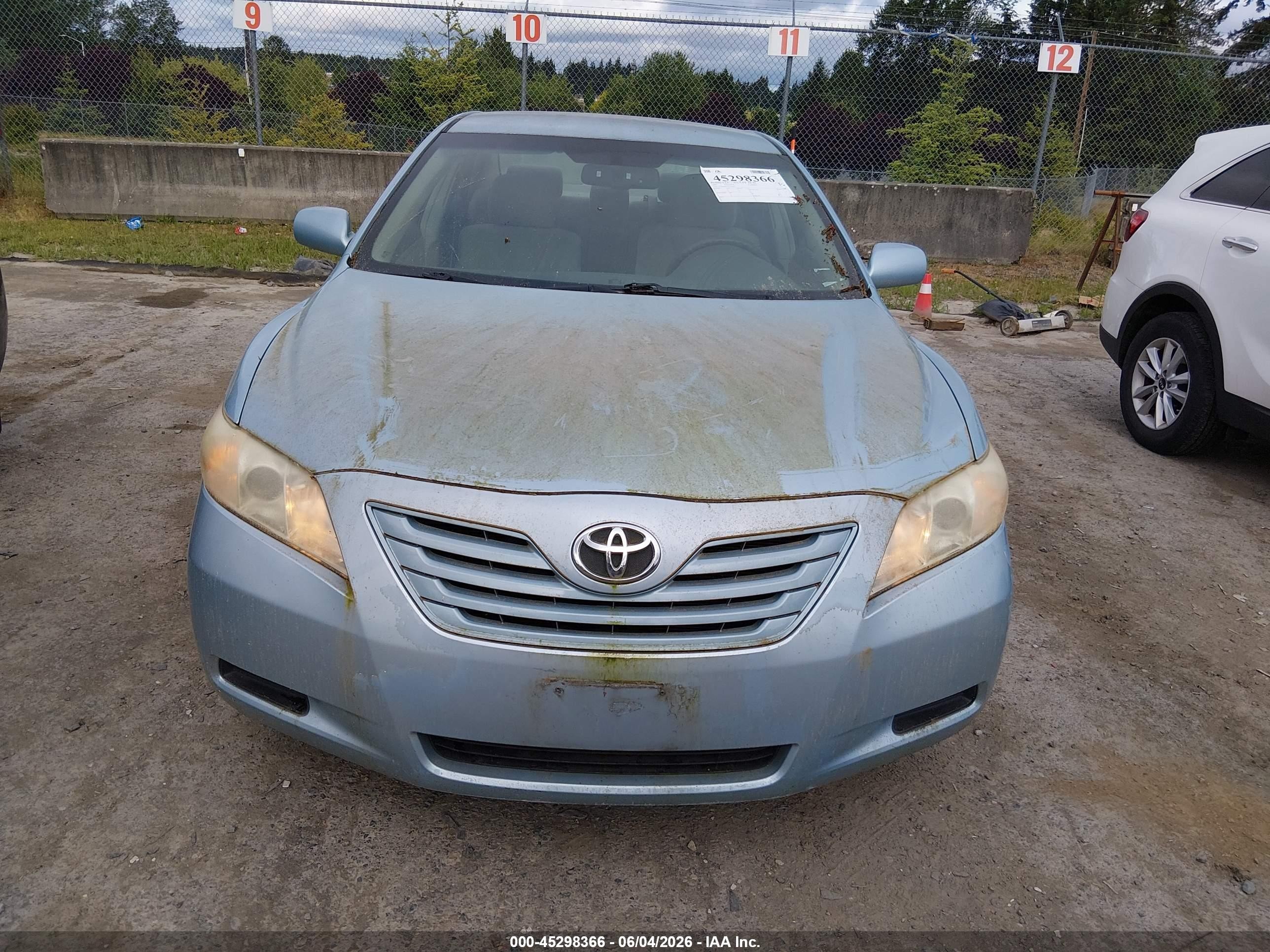 2007 Toyota Camry Le Light Blue vin: 4T1BE46K27U725057