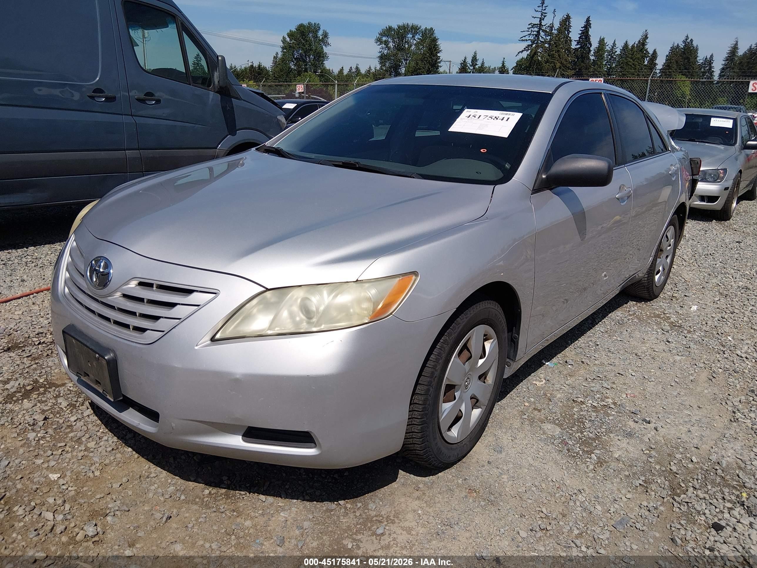 2008 Toyota Camry Le Silver vin: 4T1BE46K28U208889