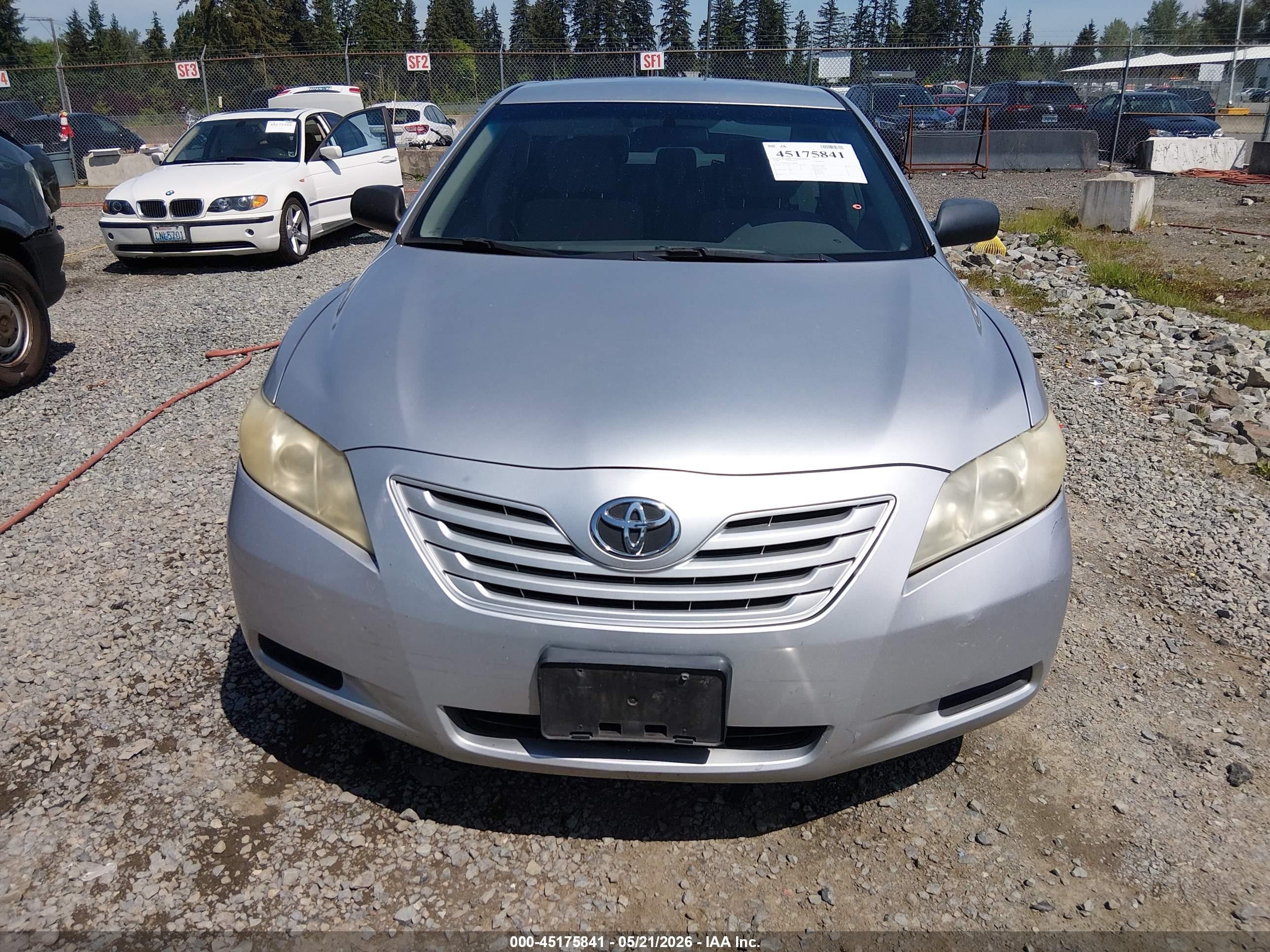 2008 Toyota Camry Le Silver vin: 4T1BE46K28U208889