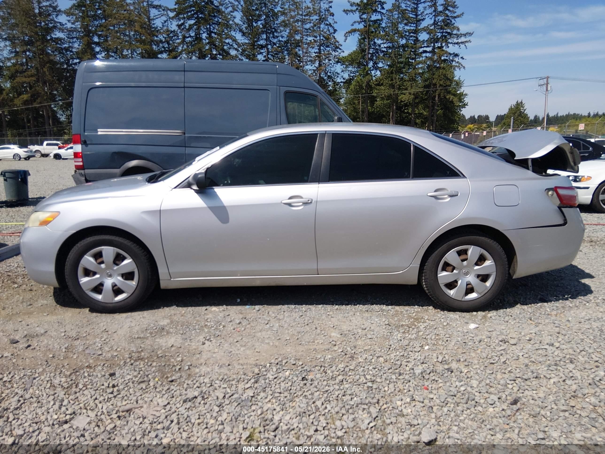 2008 Toyota Camry Le Silver vin: 4T1BE46K28U208889