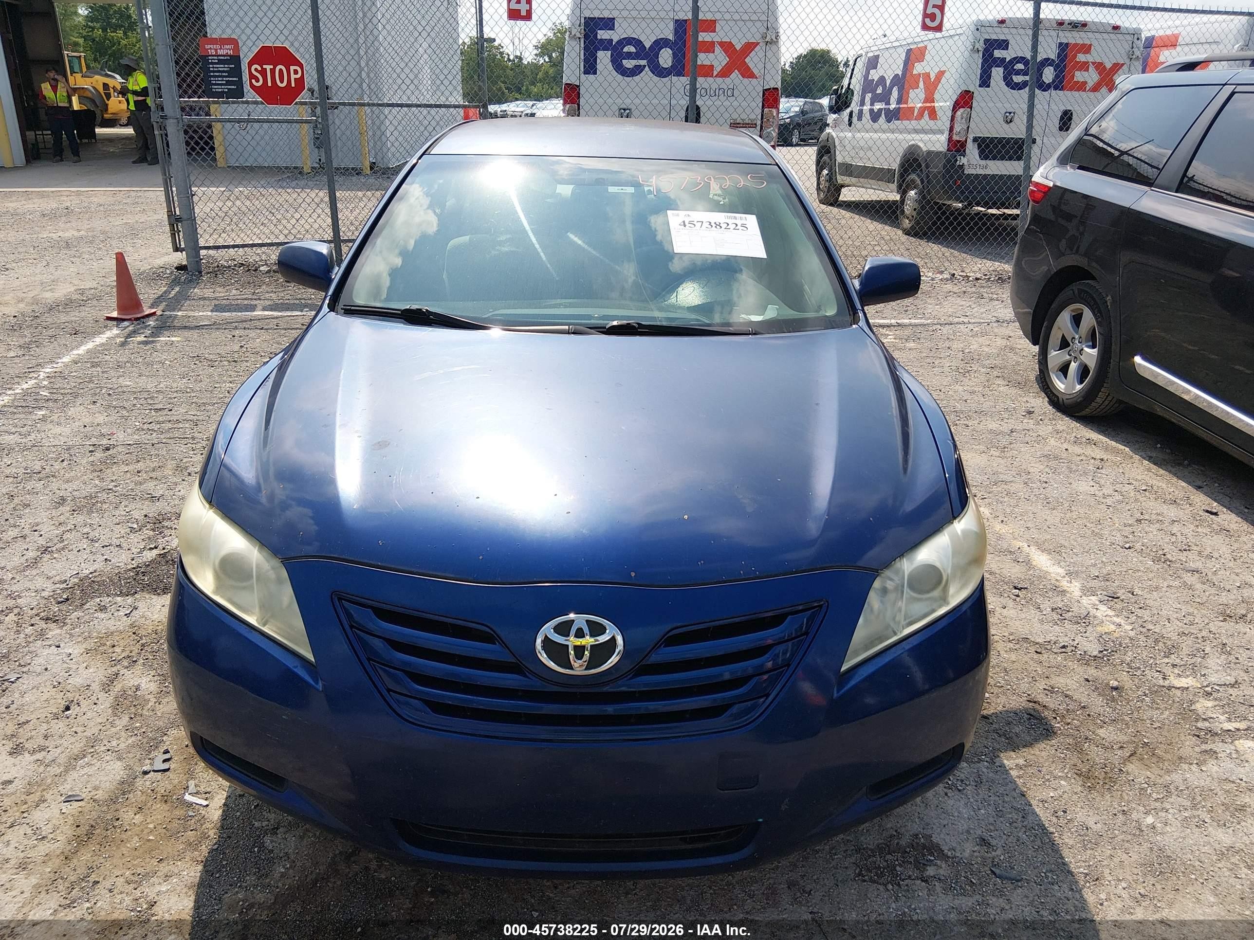 2008 Toyota Camry Le Blue vin: 4T1BE46K28U214028