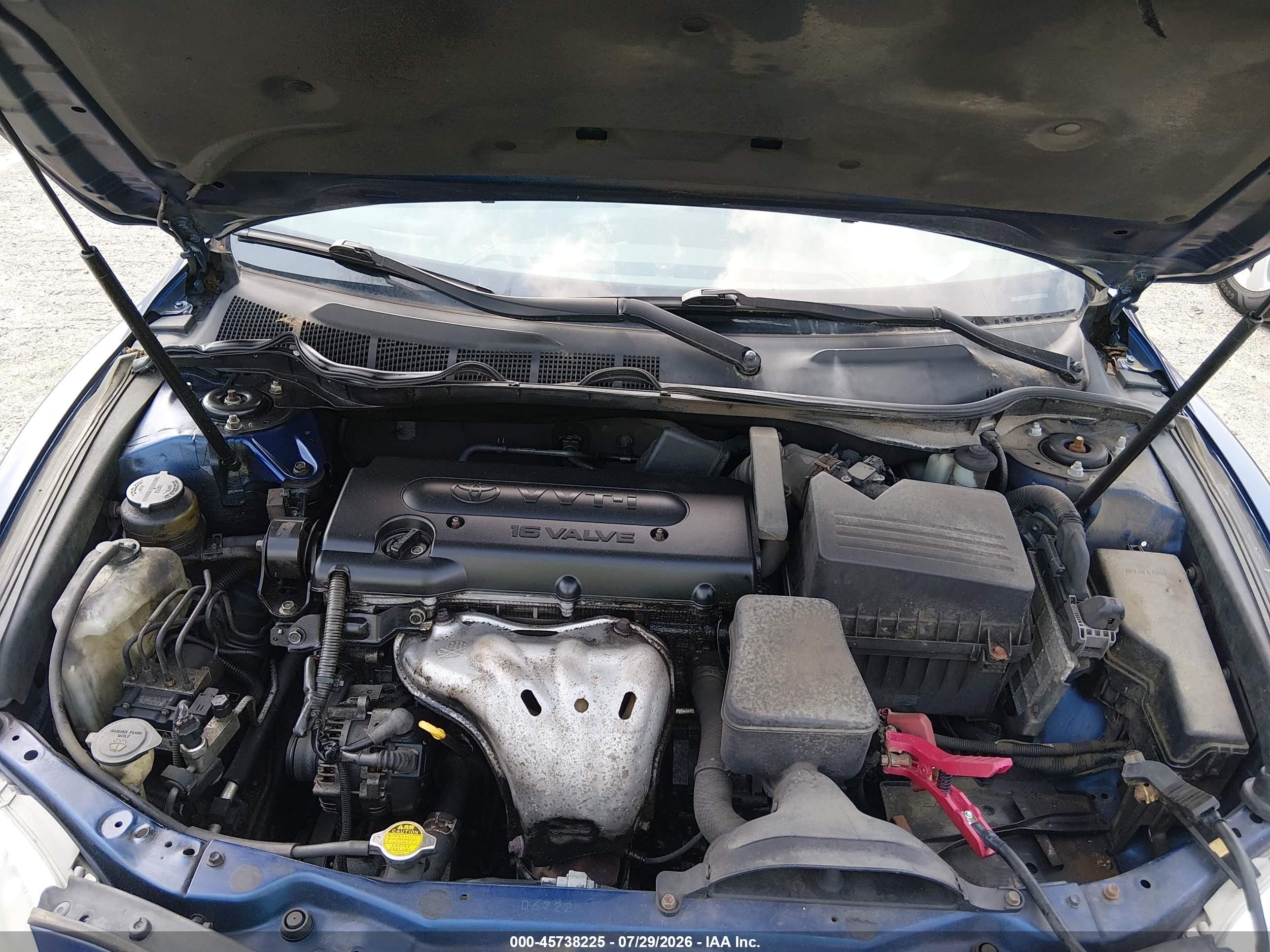 2008 Toyota Camry Le Blue vin: 4T1BE46K28U214028