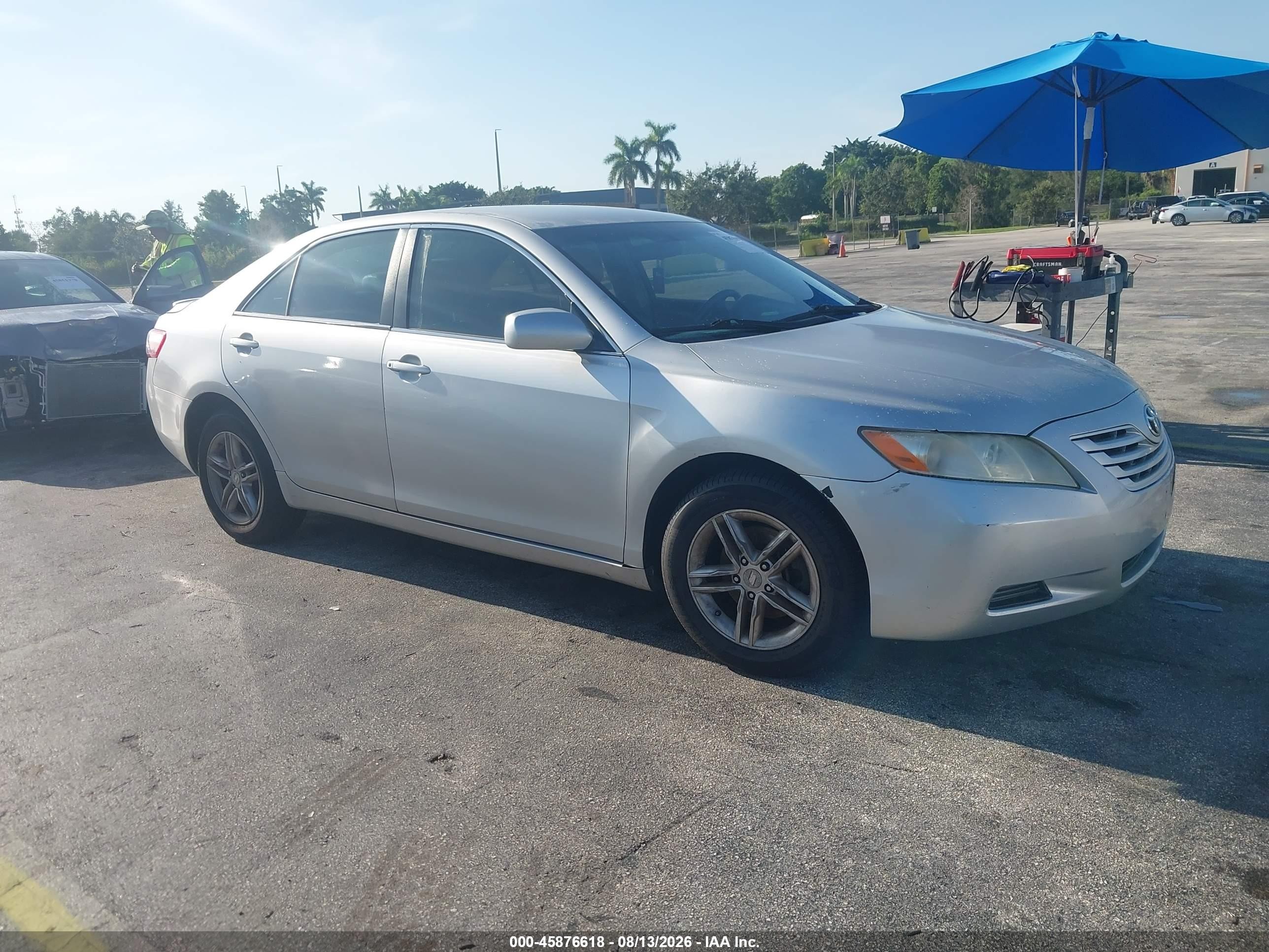 2008 Toyota Camry   Silver vin: 4T1BE46K28U231847