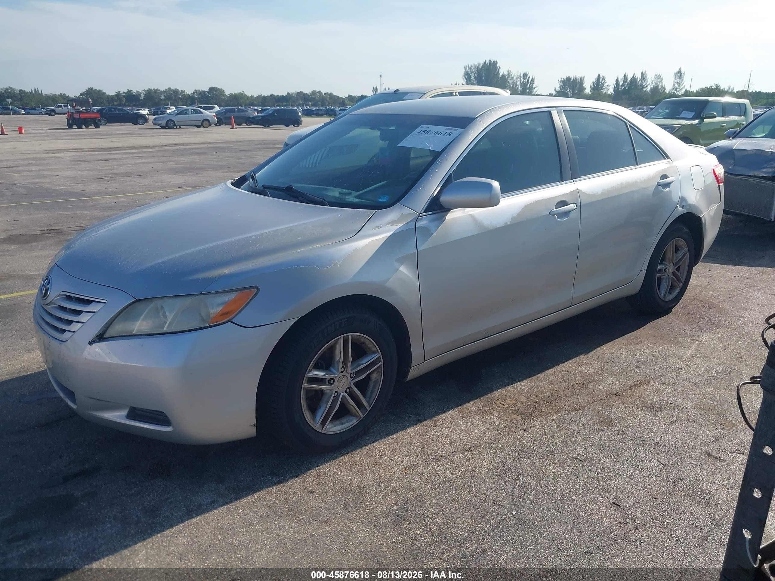 2008 Toyota Camry   Silver vin: 4T1BE46K28U231847