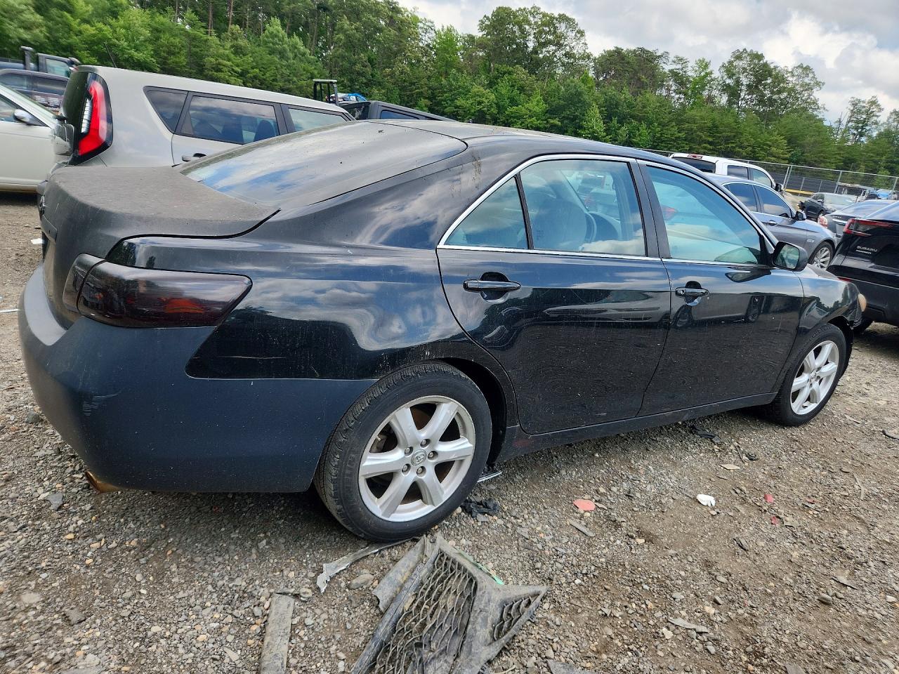 2008 Toyota Camry Base Черный vin: 4T1BE46K28U245599