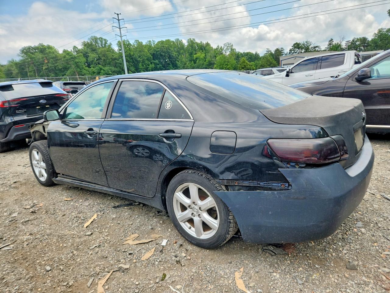 2008 Toyota Camry Base Черный vin: 4T1BE46K28U245599