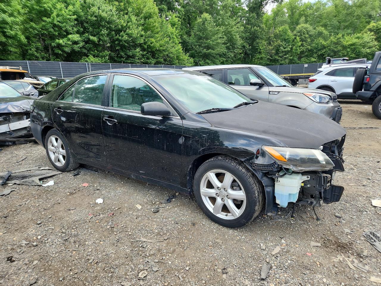 2008 Toyota Camry Base Черный vin: 4T1BE46K28U245599