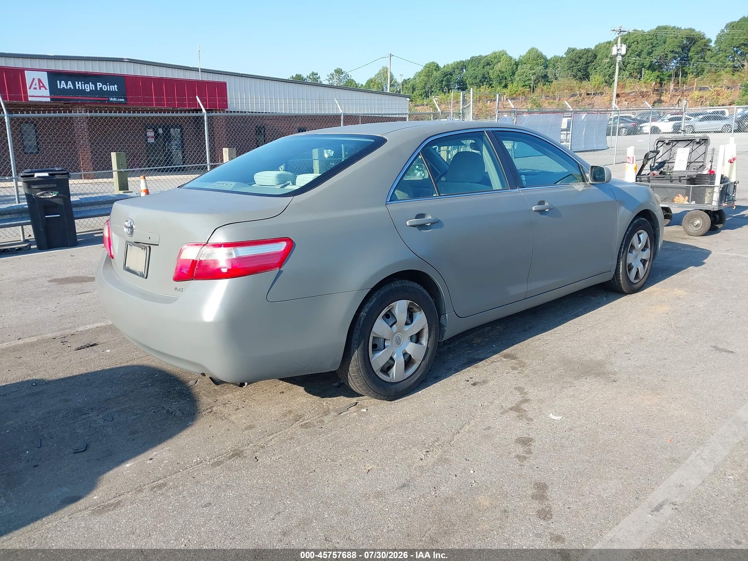 2008 Toyota Camry Le Серый vin: 4T1BE46K28U256277