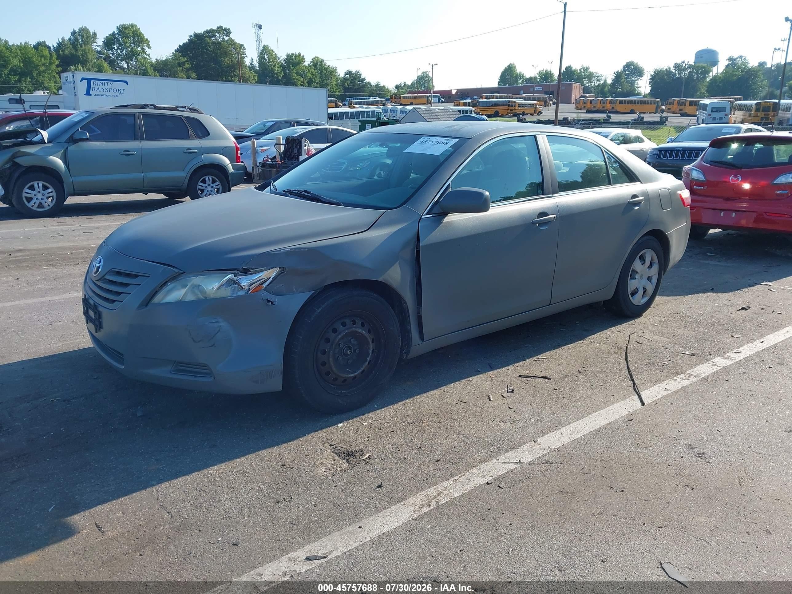 2008 Toyota Camry Le Серый vin: 4T1BE46K28U256277