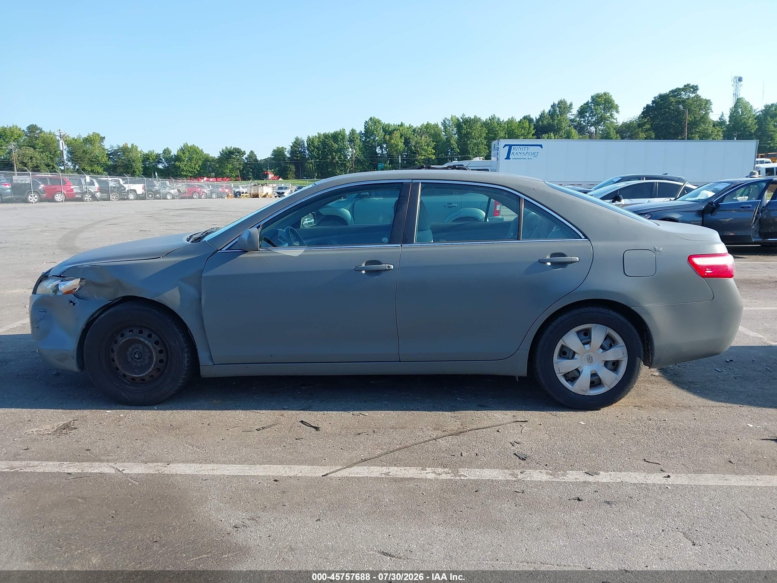 2008 Toyota Camry Le Серый vin: 4T1BE46K28U256277