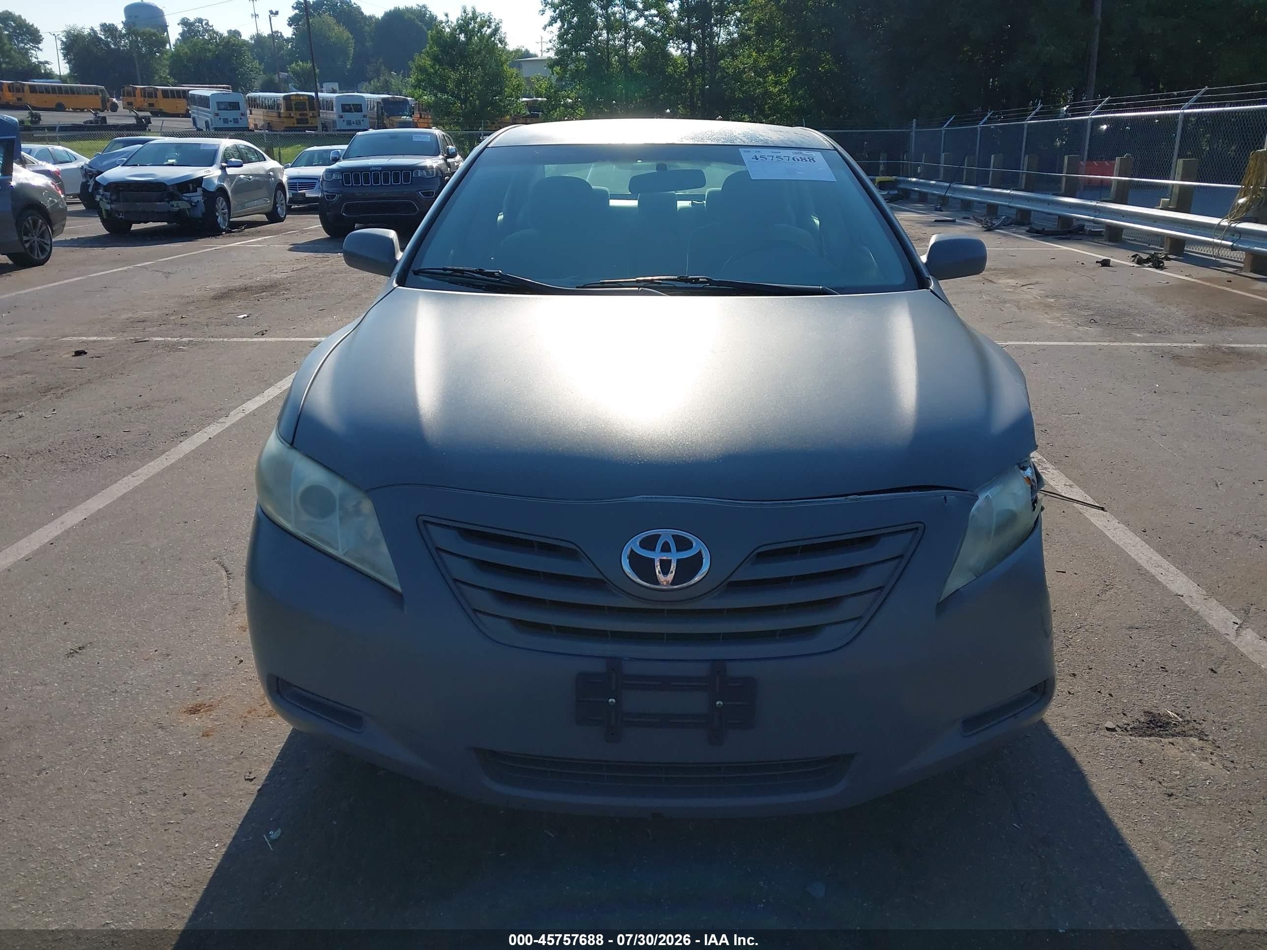 2008 Toyota Camry Le Серый vin: 4T1BE46K28U256277