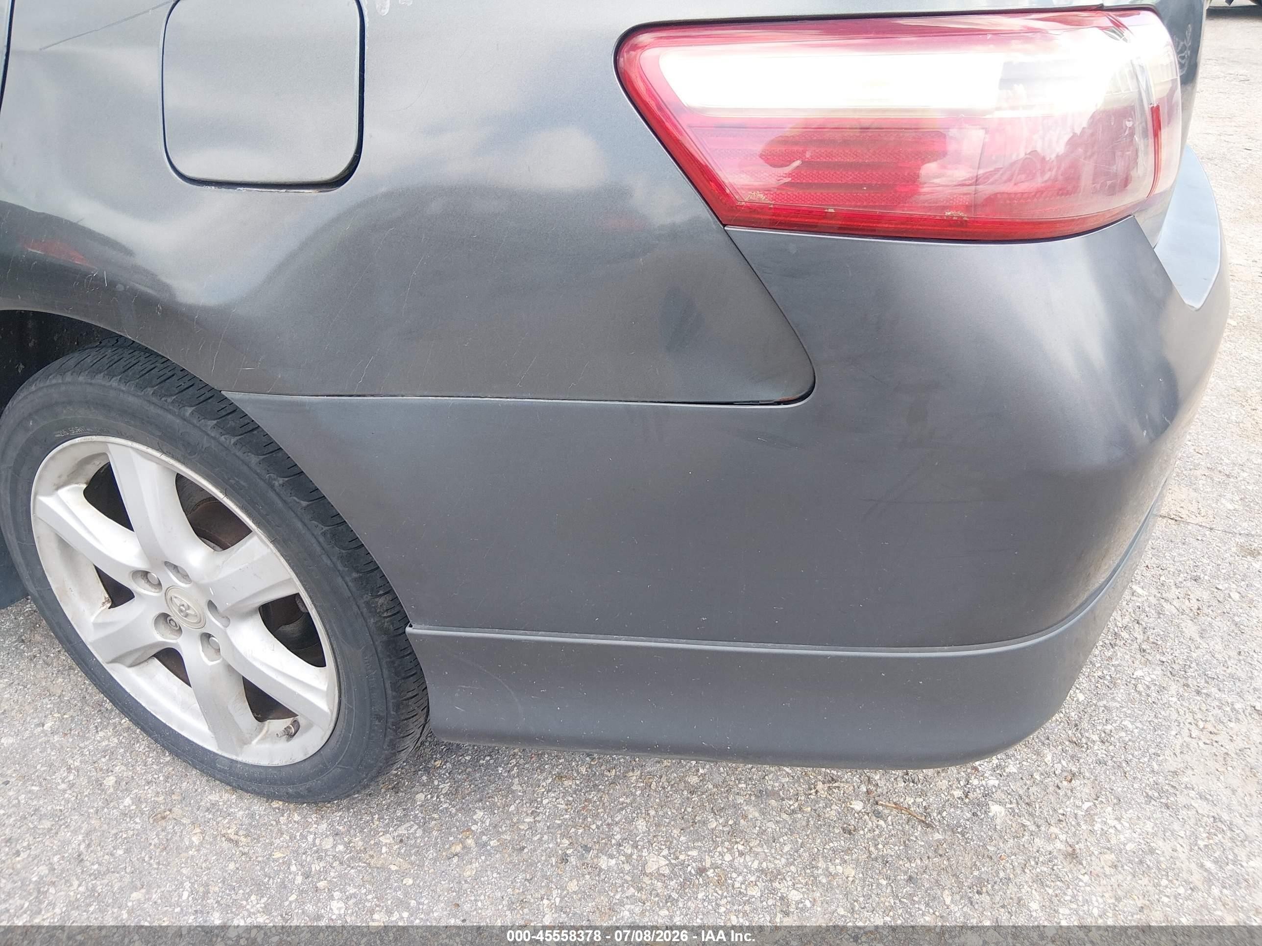 2008 Toyota Camry Se Серый vin: 4T1BE46K28U257588