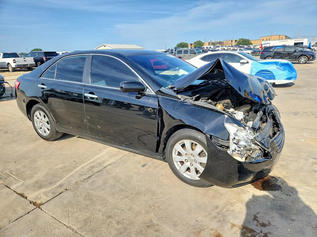 2008 Toyota Camry Le Black vin: 4T1BE46K28U261365