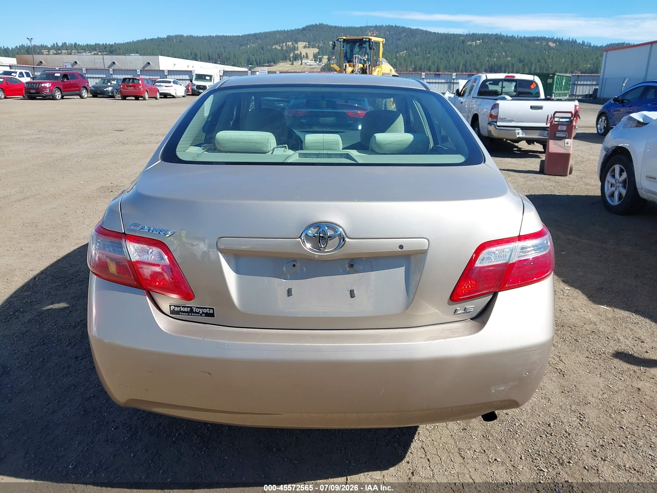 2008 Toyota Camry Le Brown vin: 4T1BE46K28U736092