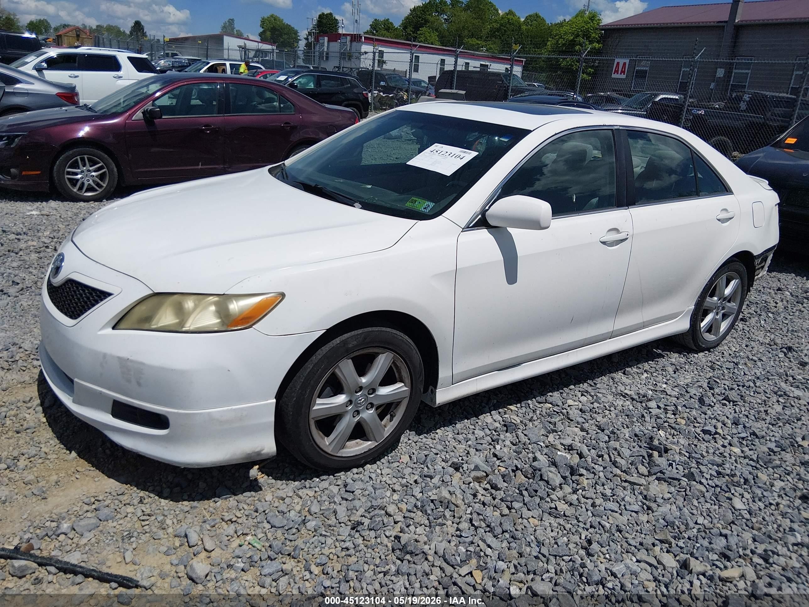 2008 Toyota Camry Se Белый vin: 4T1BE46K28U737176