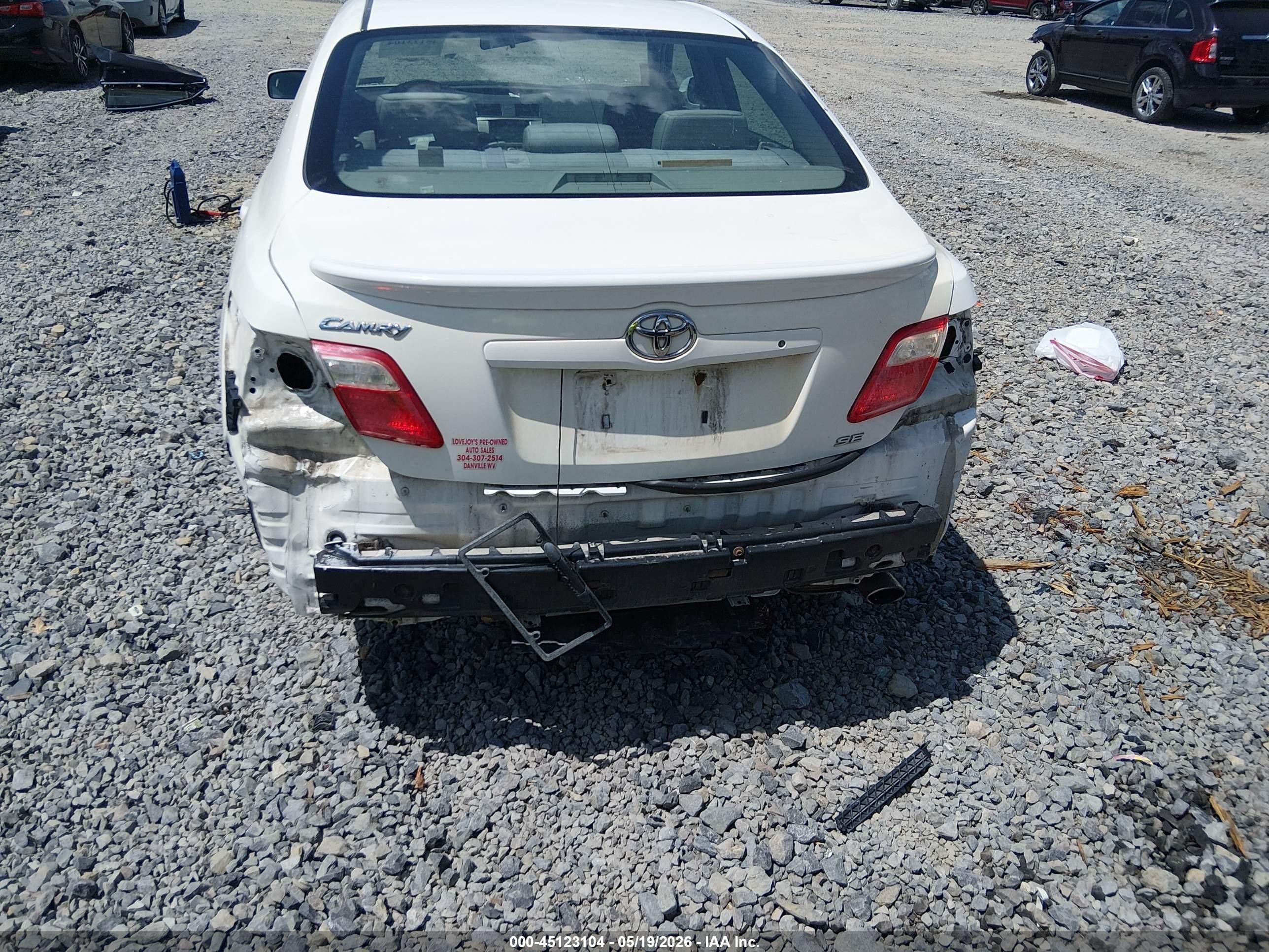 2008 Toyota Camry Se Белый vin: 4T1BE46K28U737176