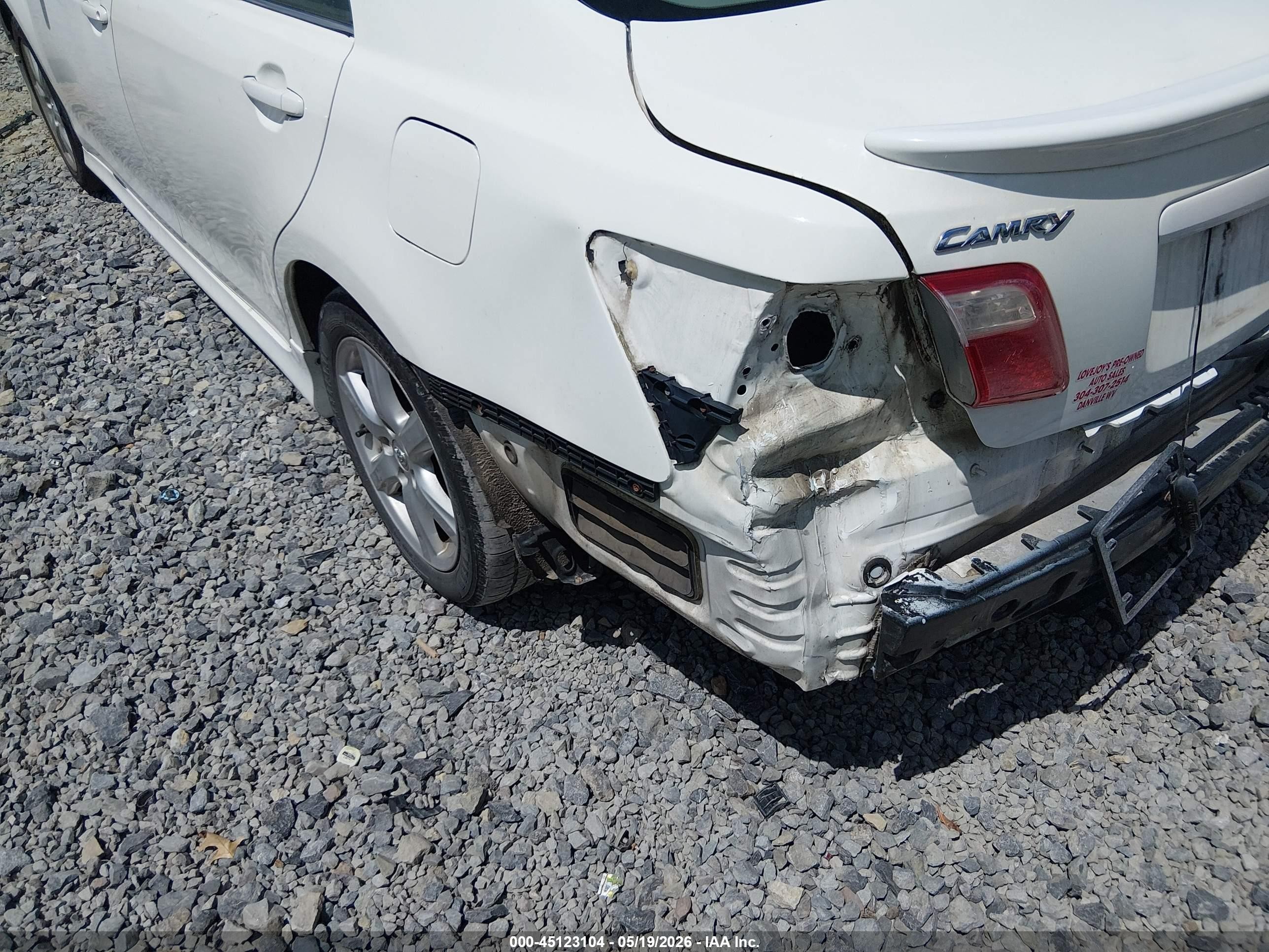 2008 Toyota Camry Se Белый vin: 4T1BE46K28U737176