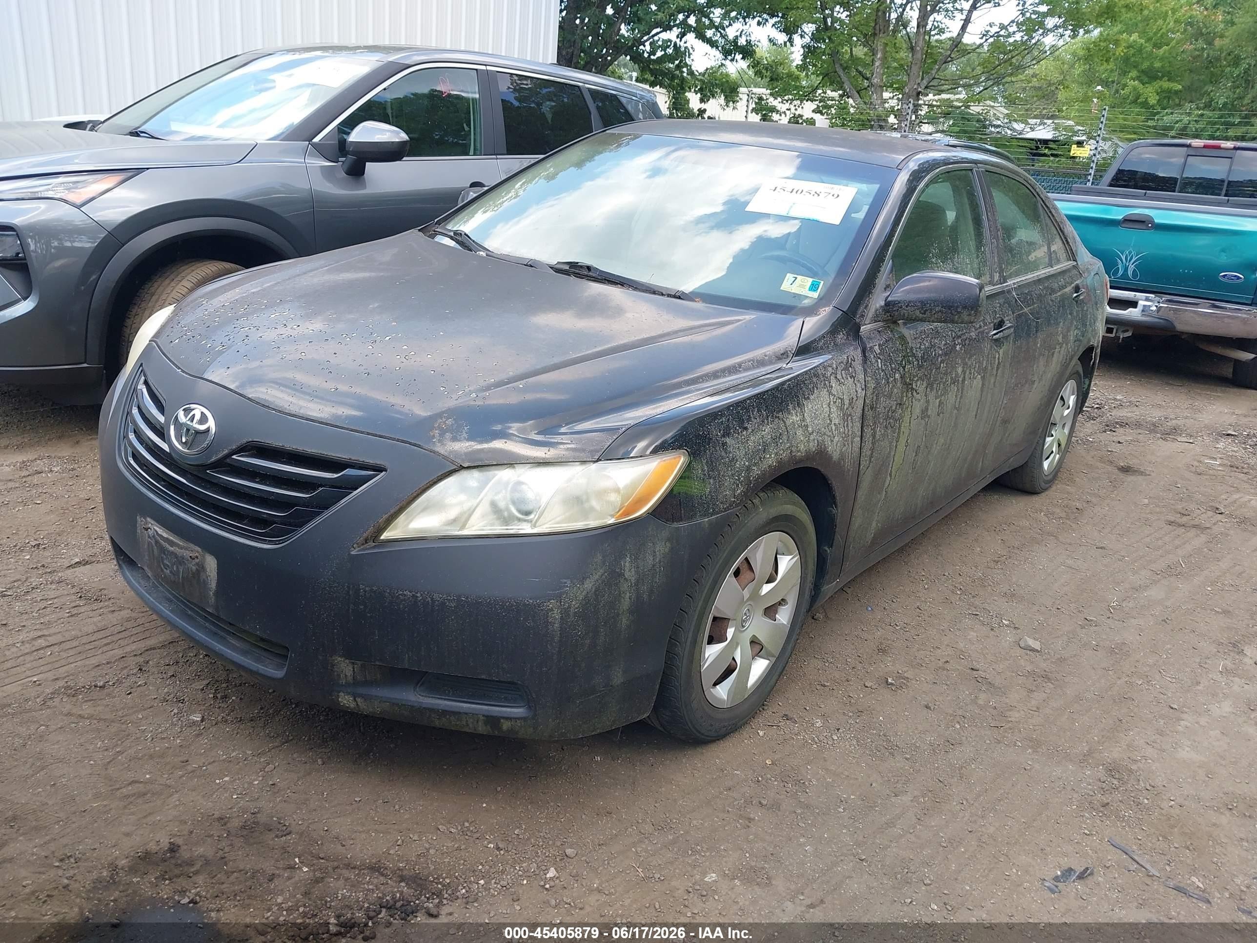 2008 Toyota Camry Le Черный vin: 4T1BE46K28U738151