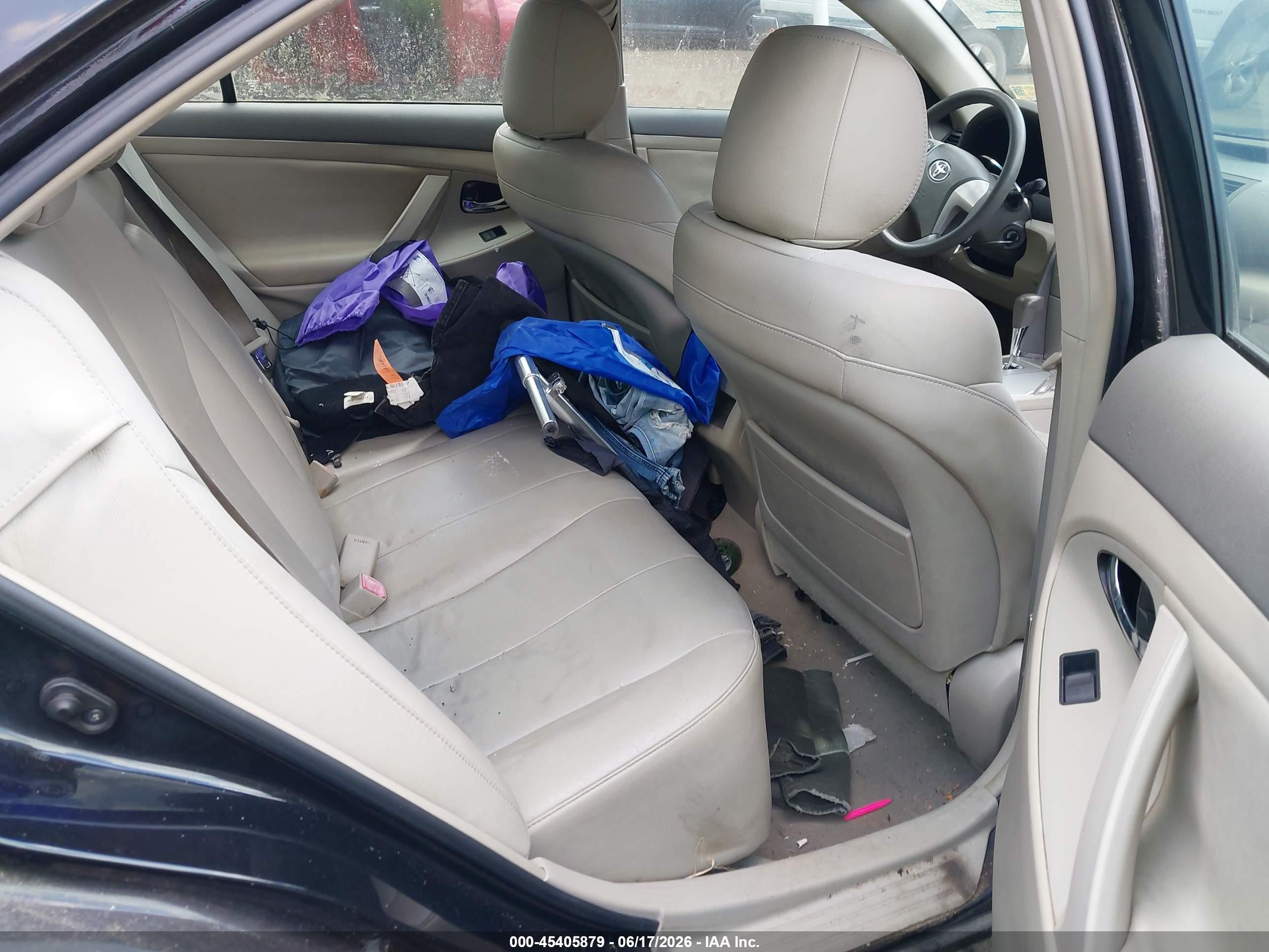 2008 Toyota Camry Le Черный vin: 4T1BE46K28U738151