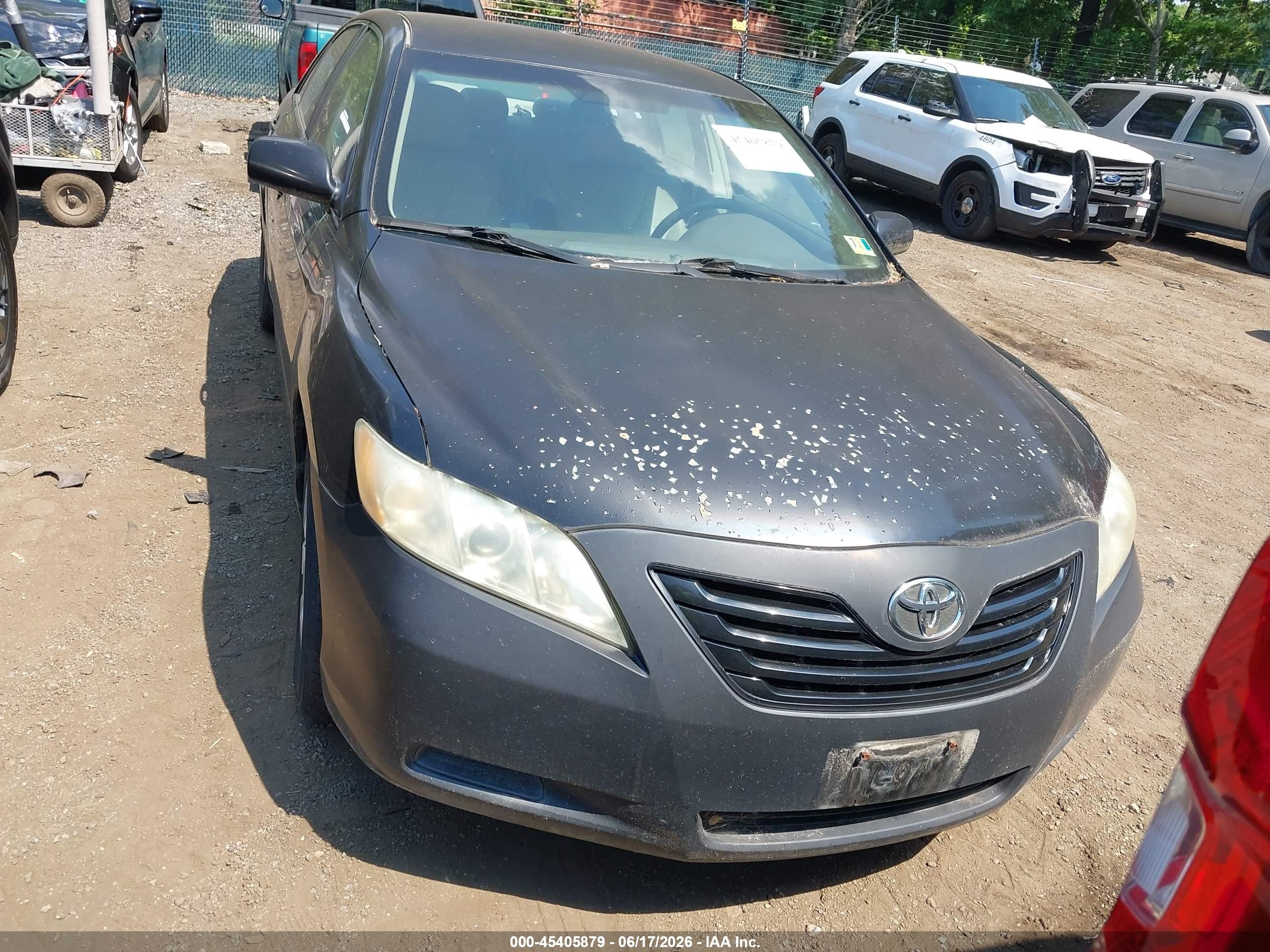 2008 Toyota Camry Le Черный vin: 4T1BE46K28U738151