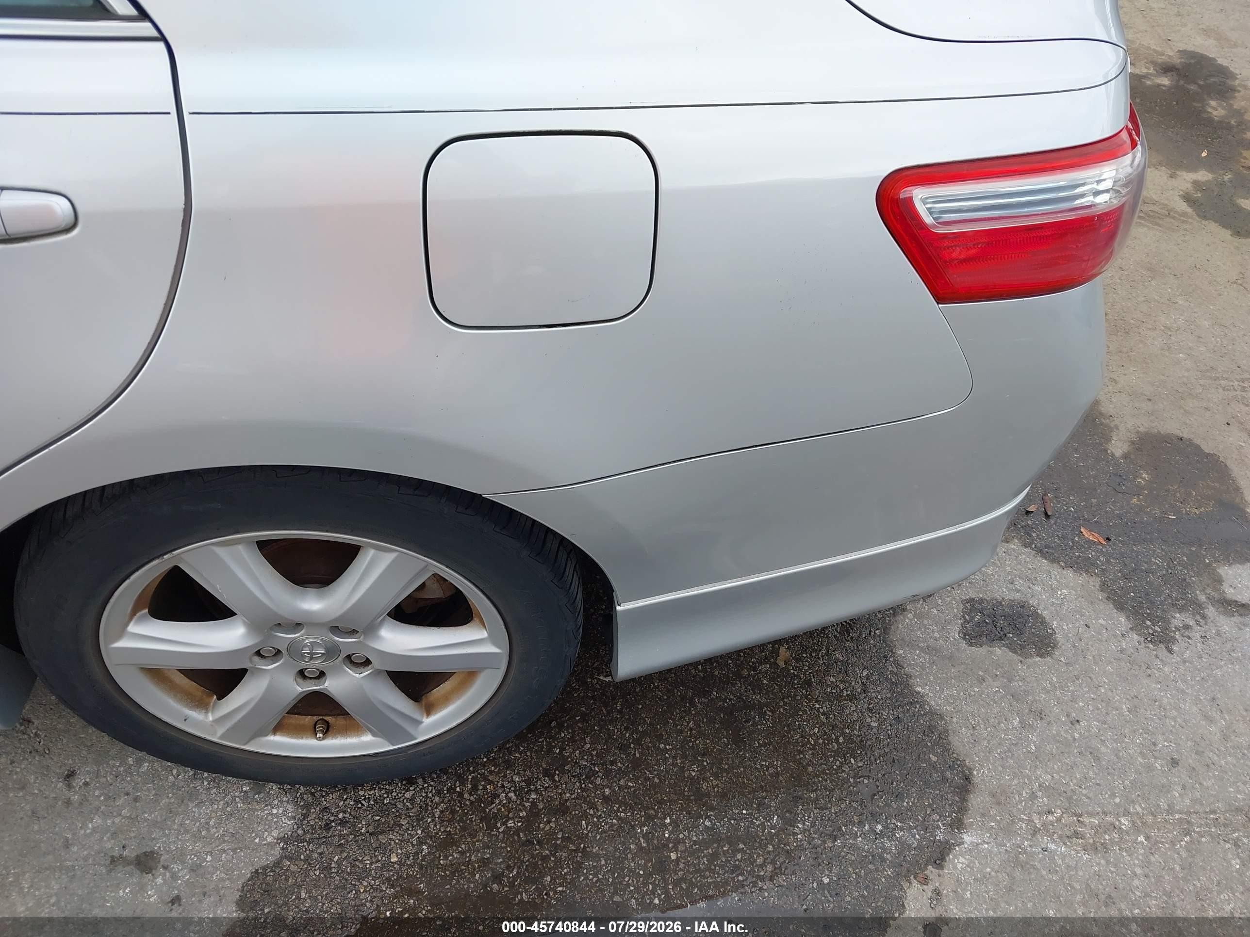 2008 Toyota Camry Se Silver vin: 4T1BE46K28U747643