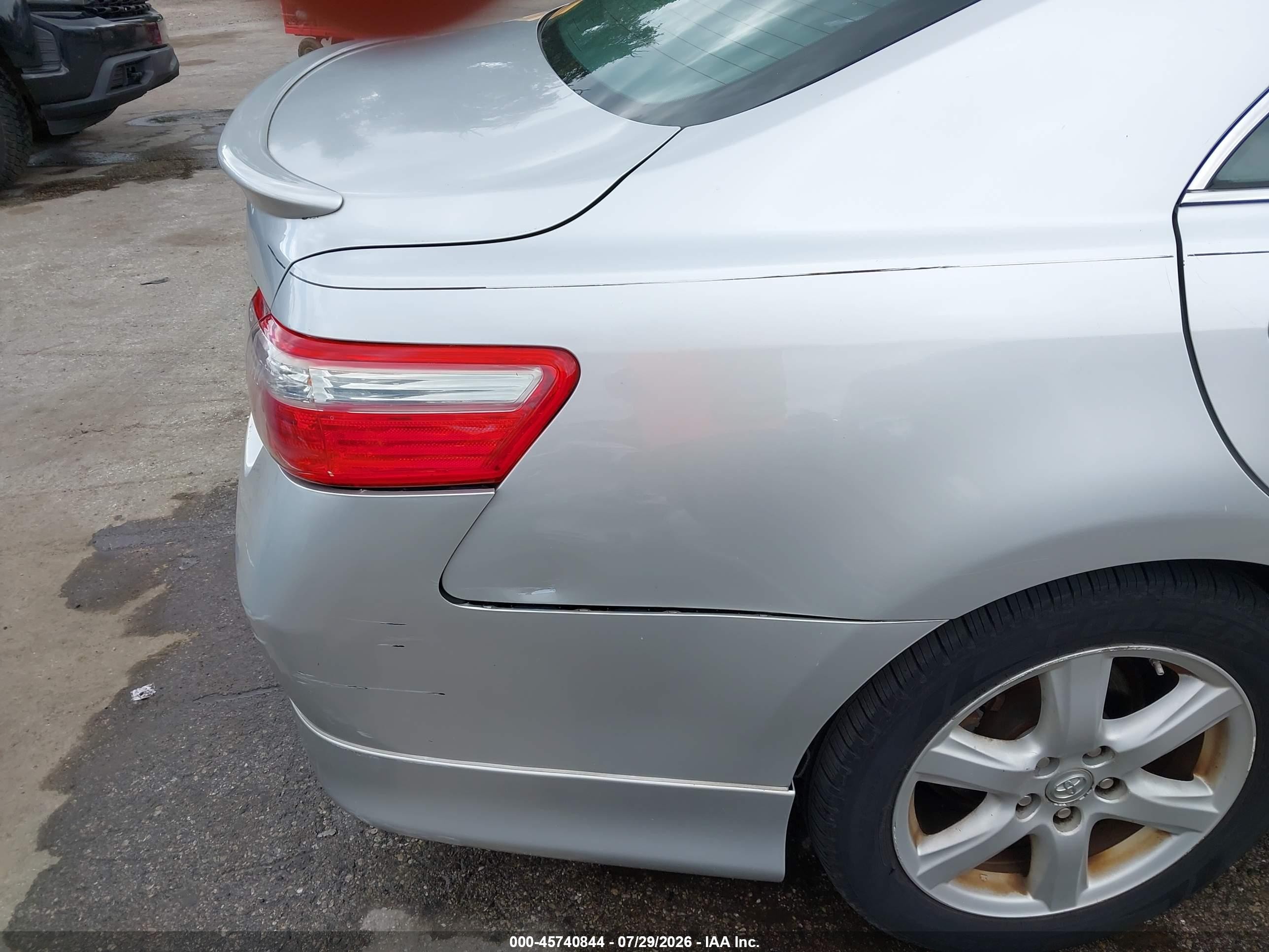 2008 Toyota Camry Se Silver vin: 4T1BE46K28U747643