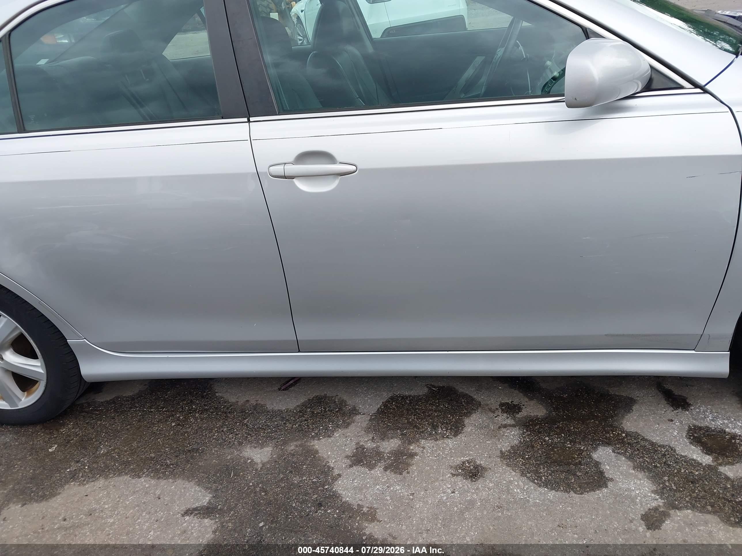 2008 Toyota Camry Se Silver vin: 4T1BE46K28U747643