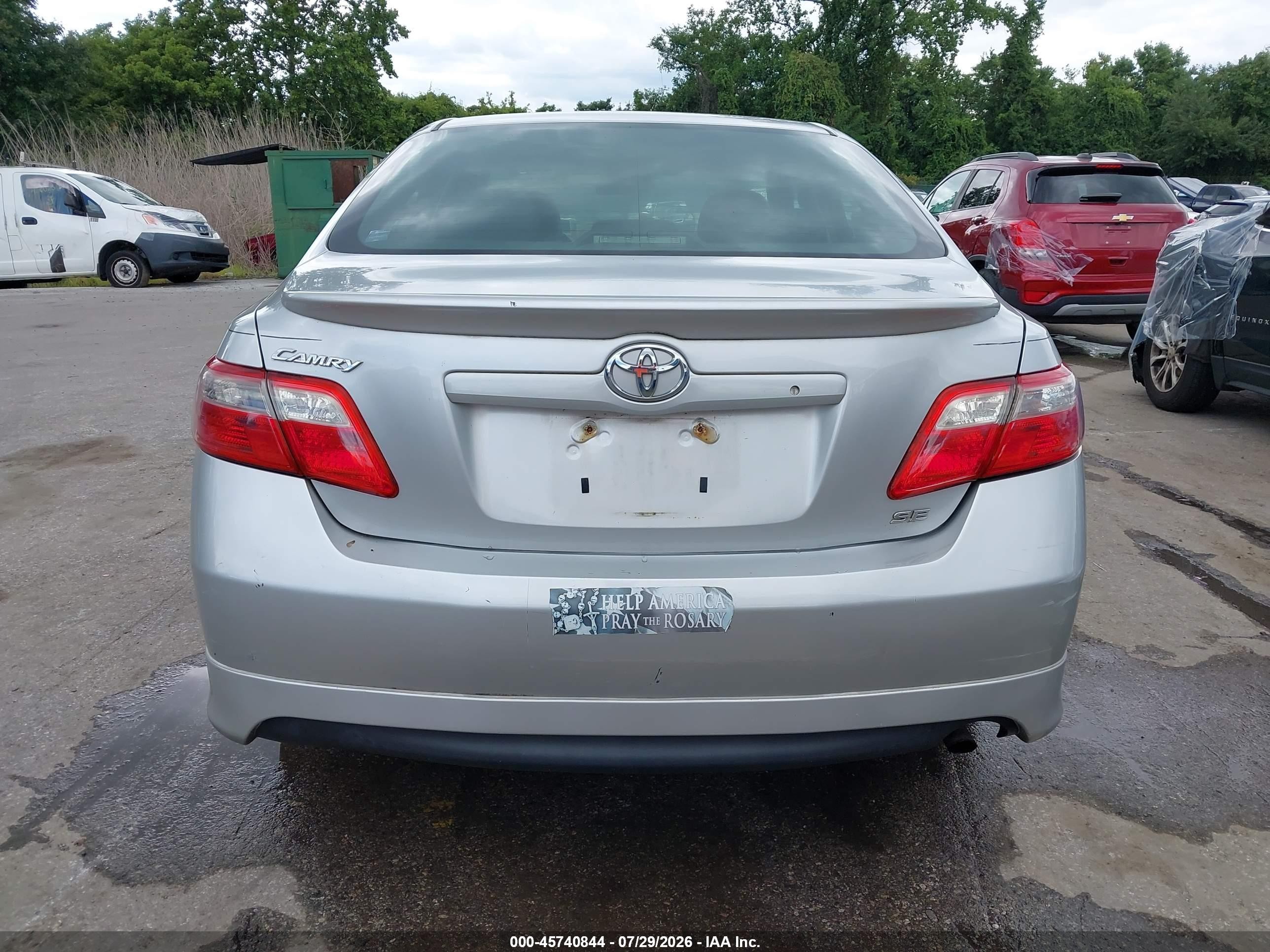 2008 Toyota Camry Se Silver vin: 4T1BE46K28U747643