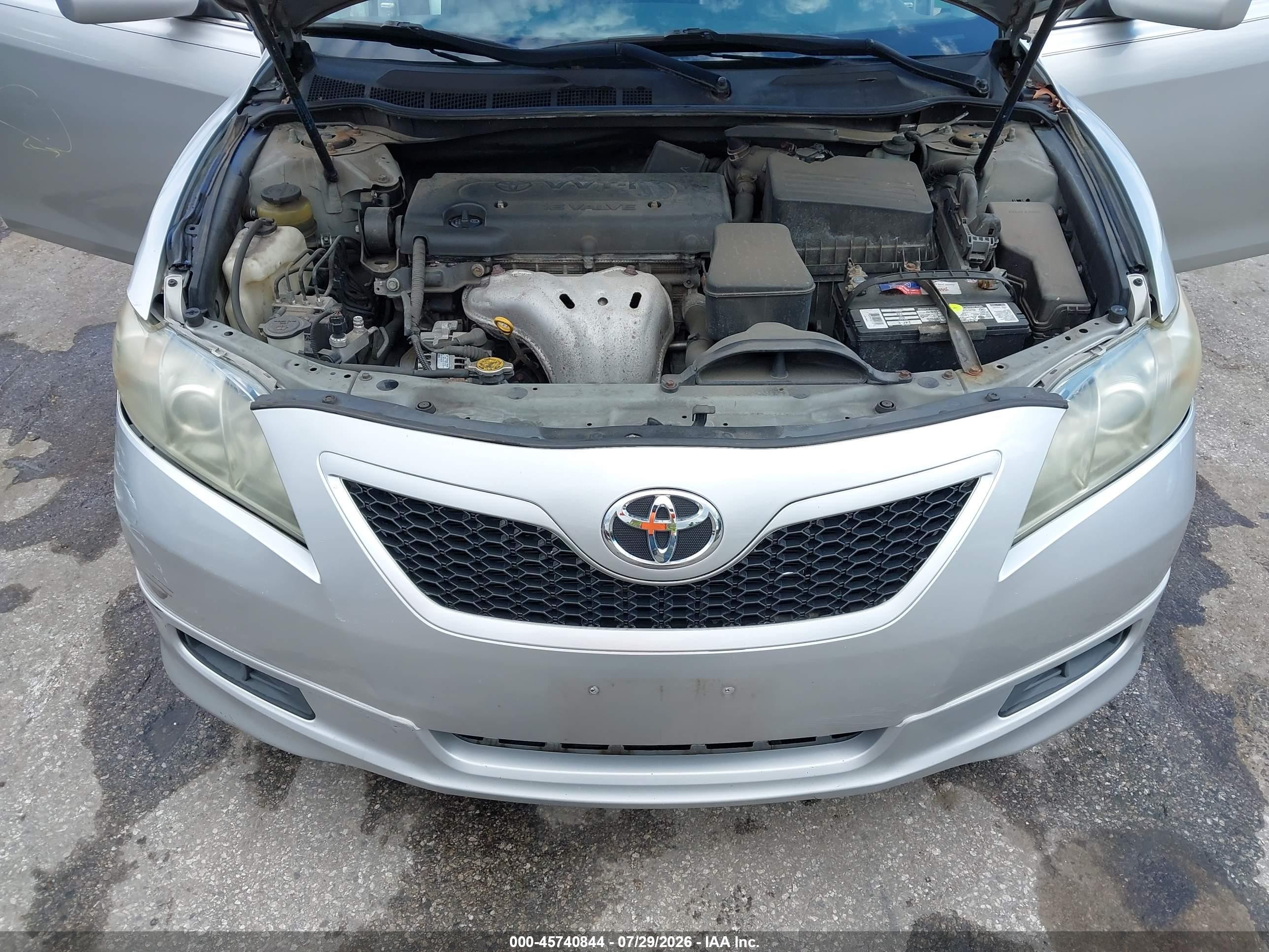 2008 Toyota Camry Se Silver vin: 4T1BE46K28U747643
