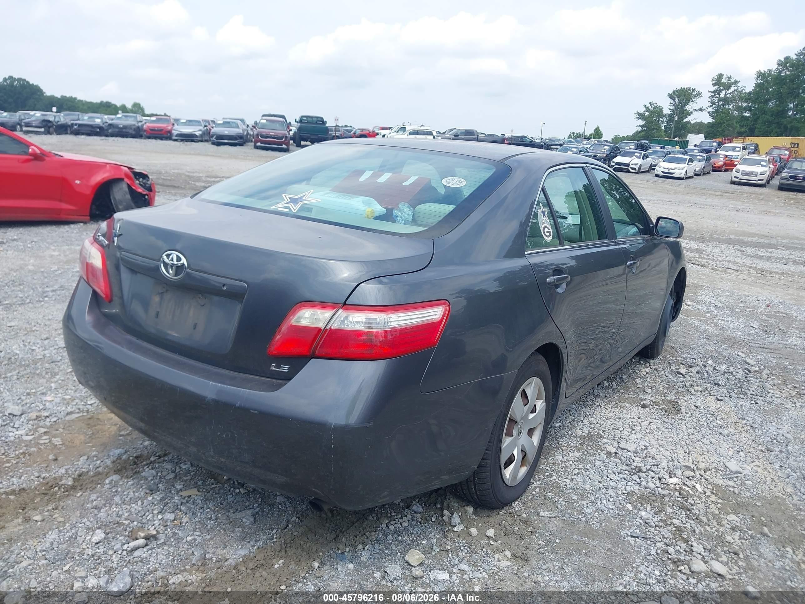 2008 Toyota Camry Le Серый vin: 4T1BE46K28U787348