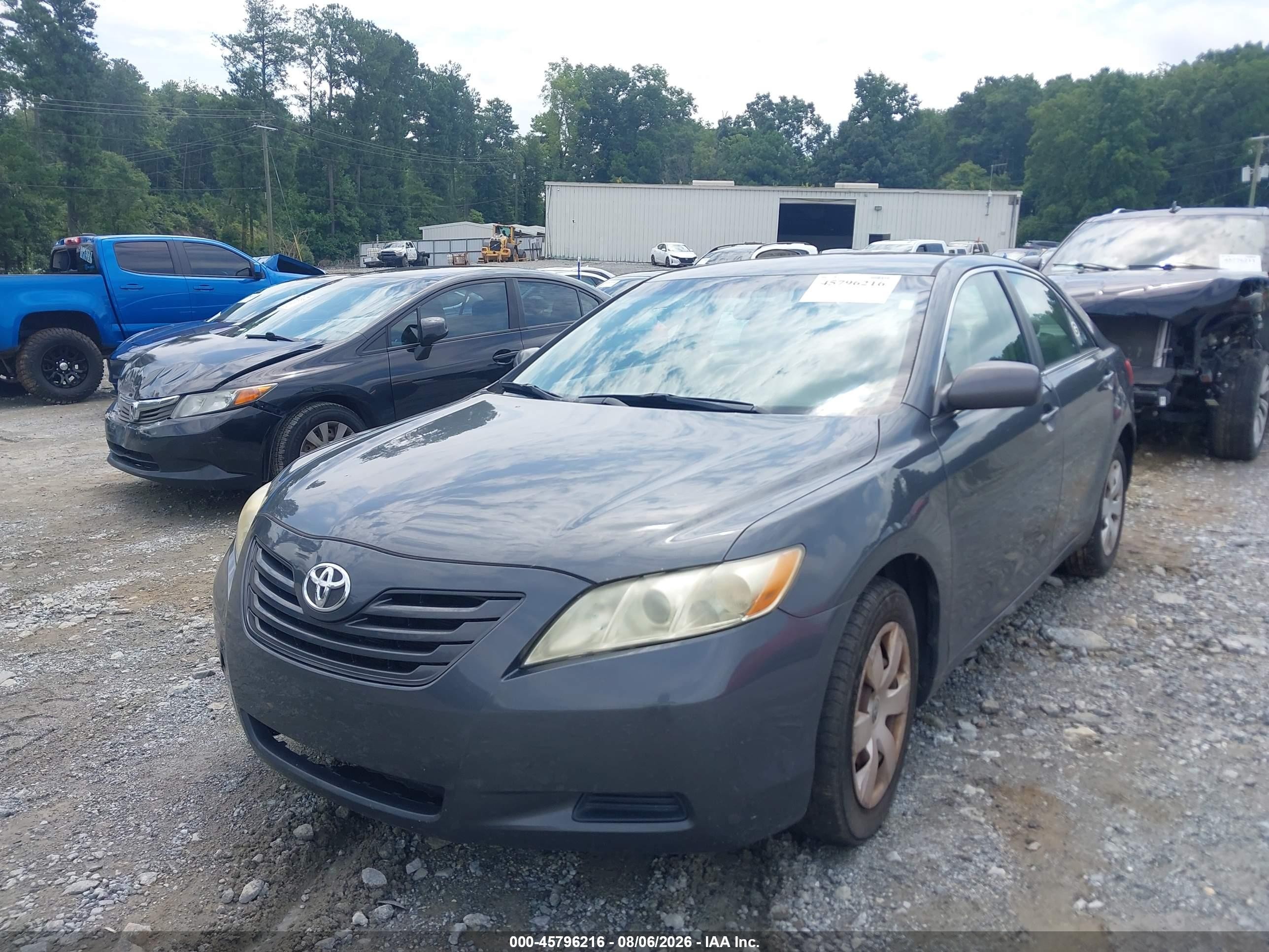 2008 Toyota Camry Le Серый vin: 4T1BE46K28U787348
