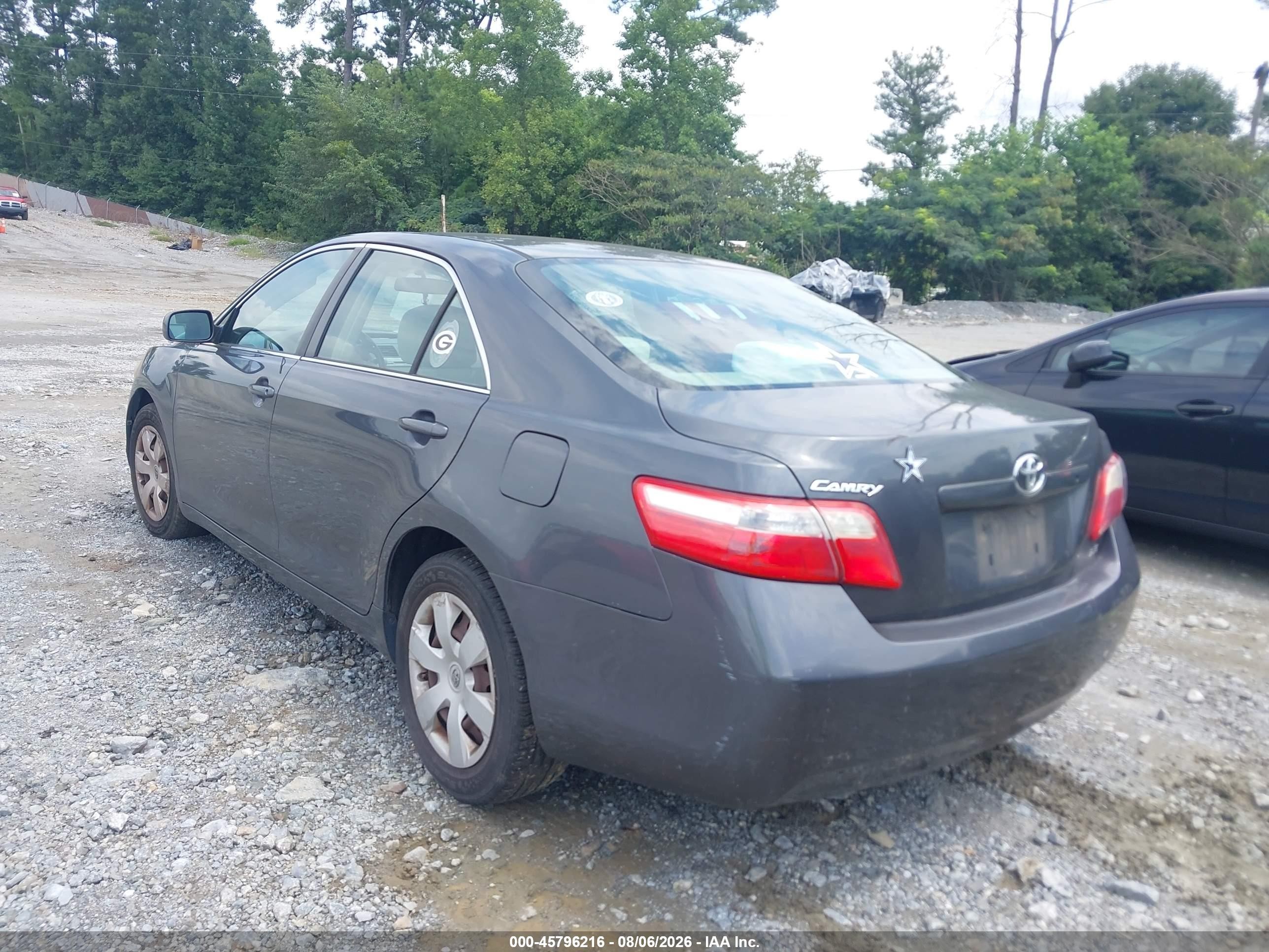2008 Toyota Camry Le Серый vin: 4T1BE46K28U787348