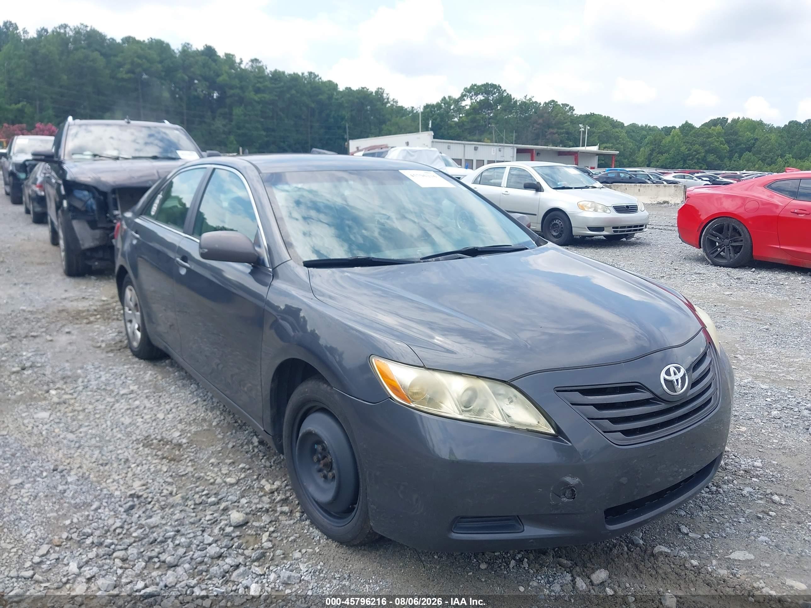 2008 Toyota Camry Le Gray vin: 4T1BE46K28U787348