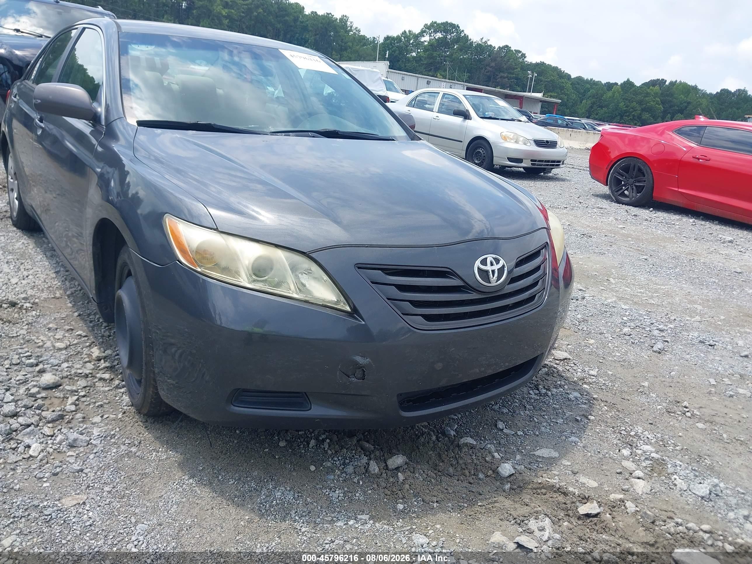 2008 Toyota Camry Le Серый vin: 4T1BE46K28U787348