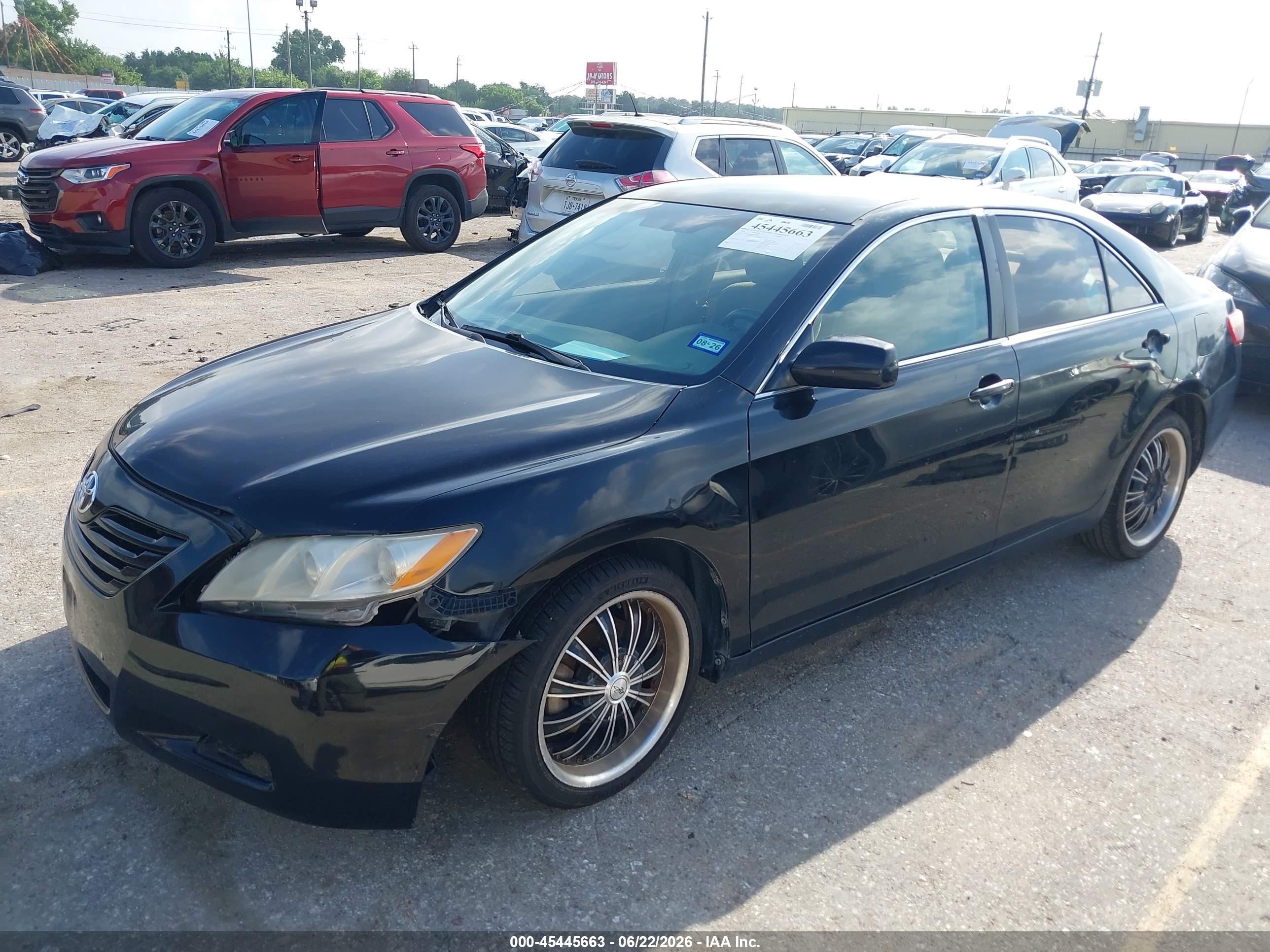 2009 Toyota Camry Le Black vin: 4T1BE46K29U277986
