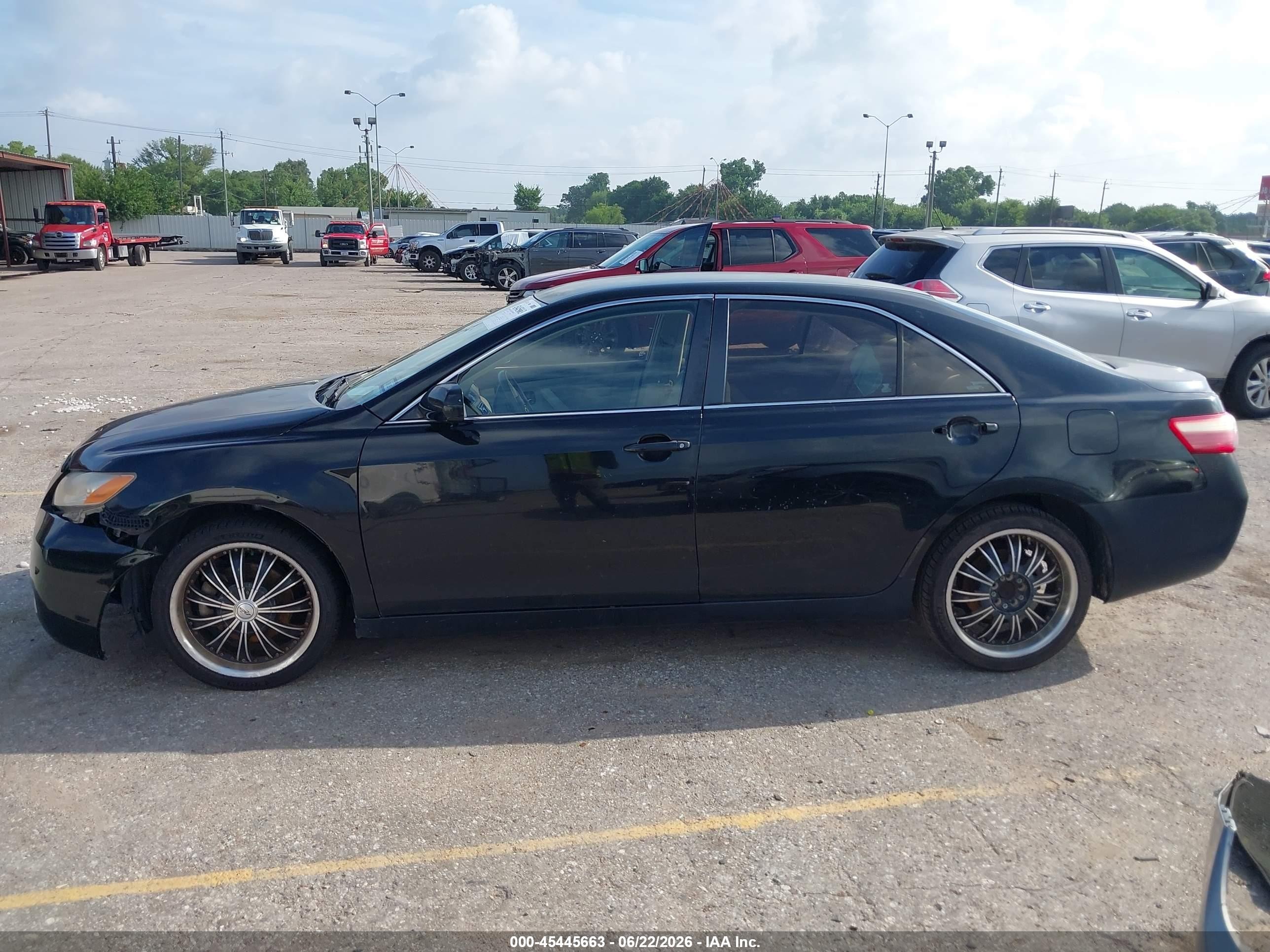 2009 Toyota Camry Le Black vin: 4T1BE46K29U277986