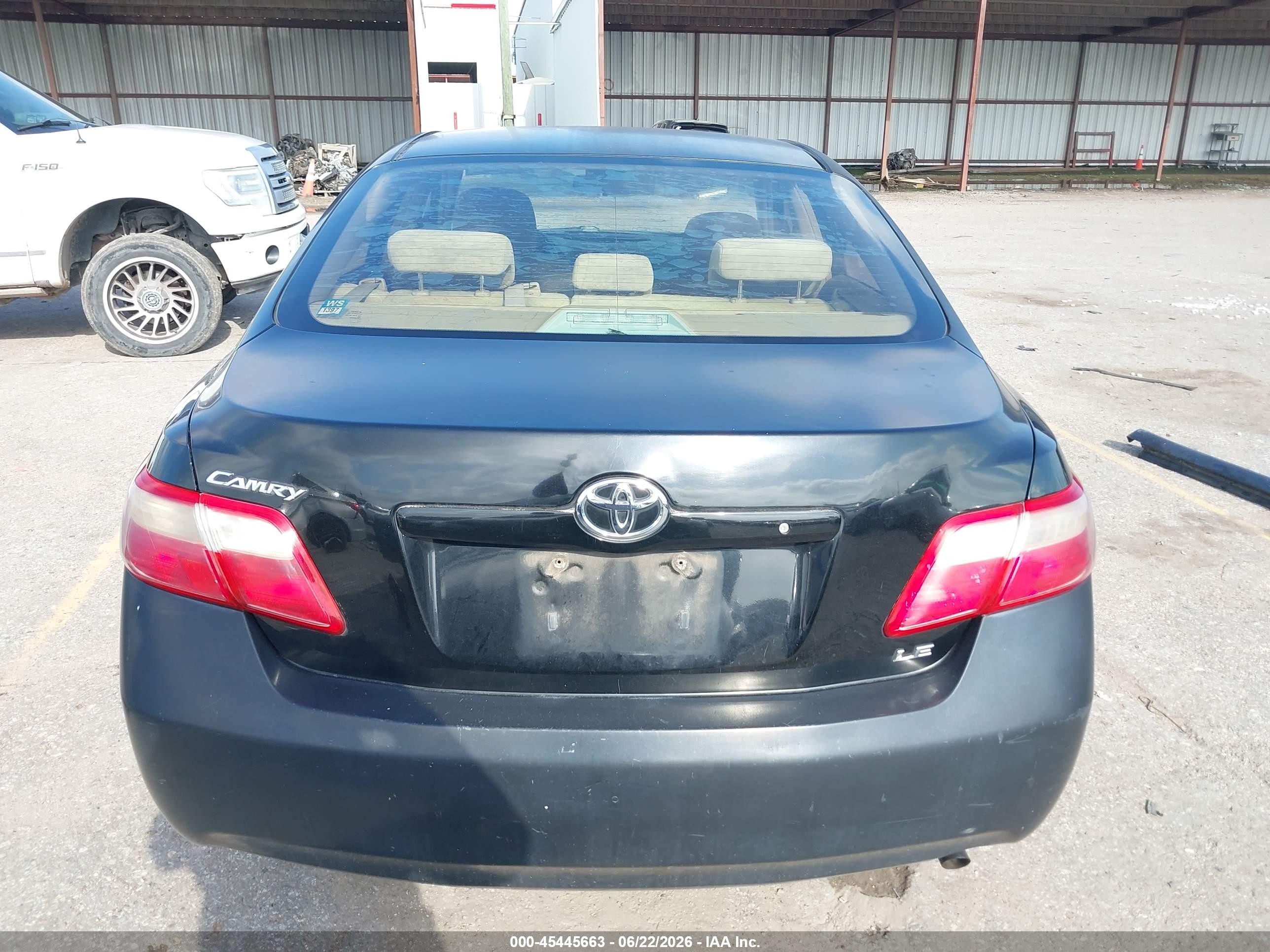 2009 Toyota Camry Le Black vin: 4T1BE46K29U277986