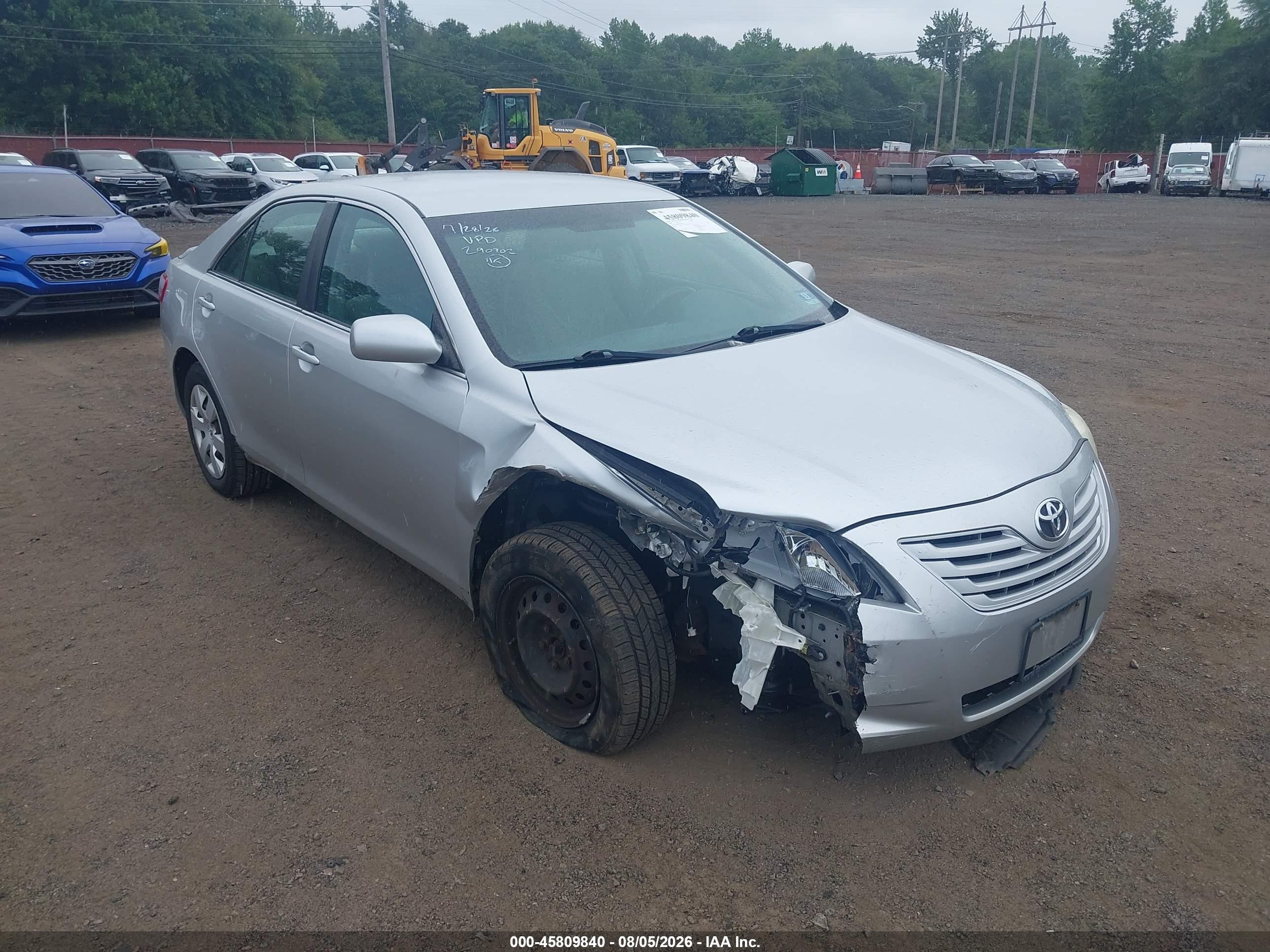 2009 Toyota Camry Le Серый vin: 4T1BE46K29U290902