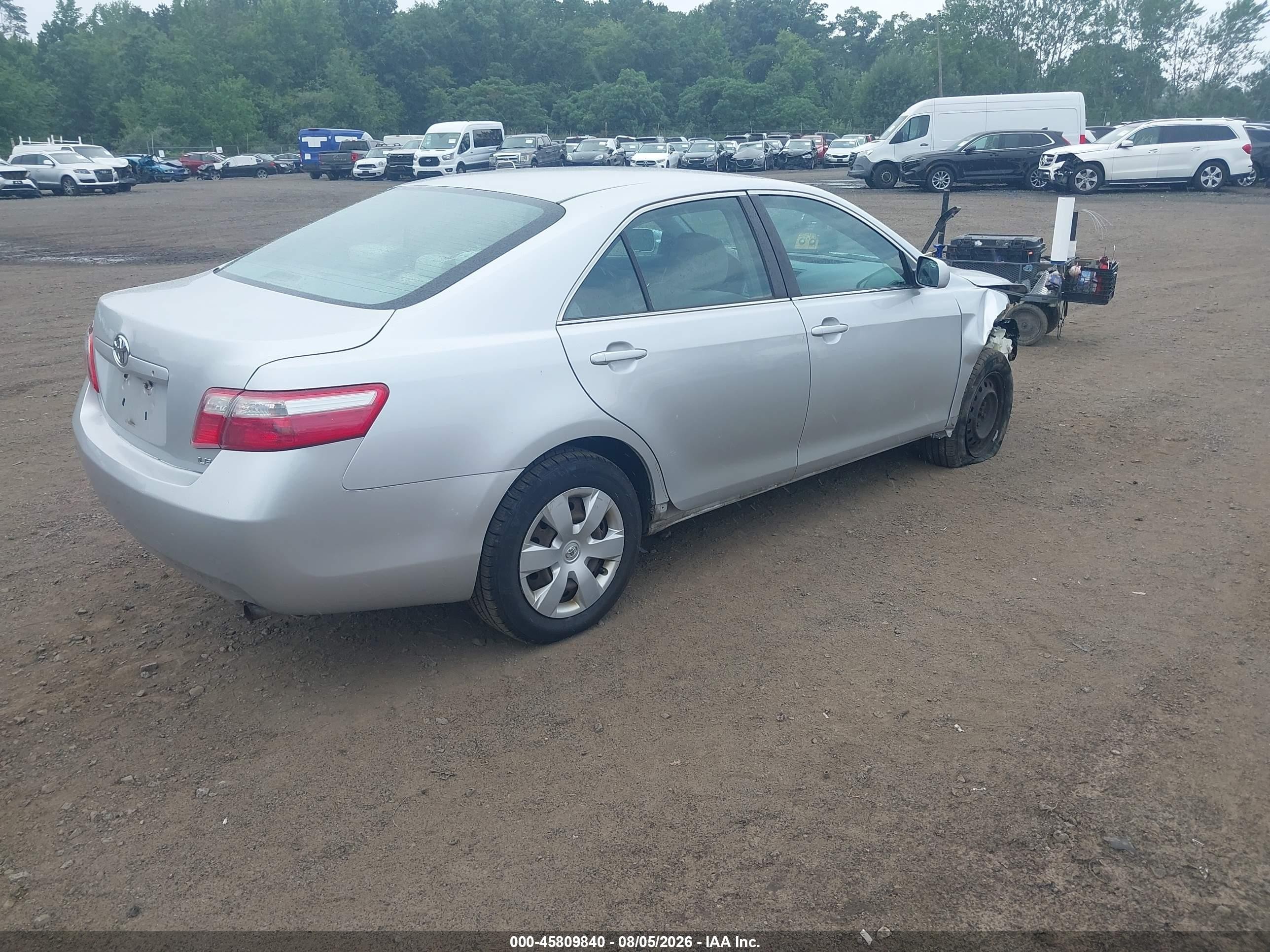 2009 Toyota Camry Le Серый vin: 4T1BE46K29U290902