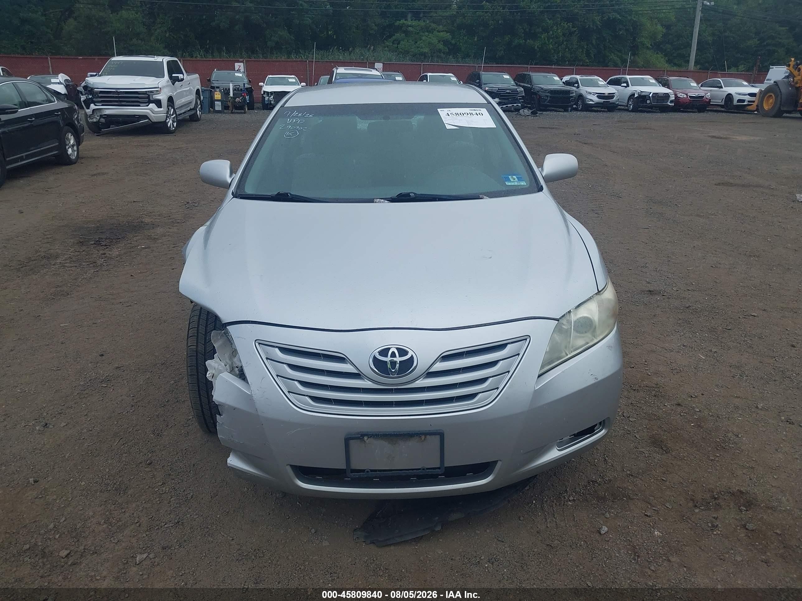 2009 Toyota Camry Le Серый vin: 4T1BE46K29U290902