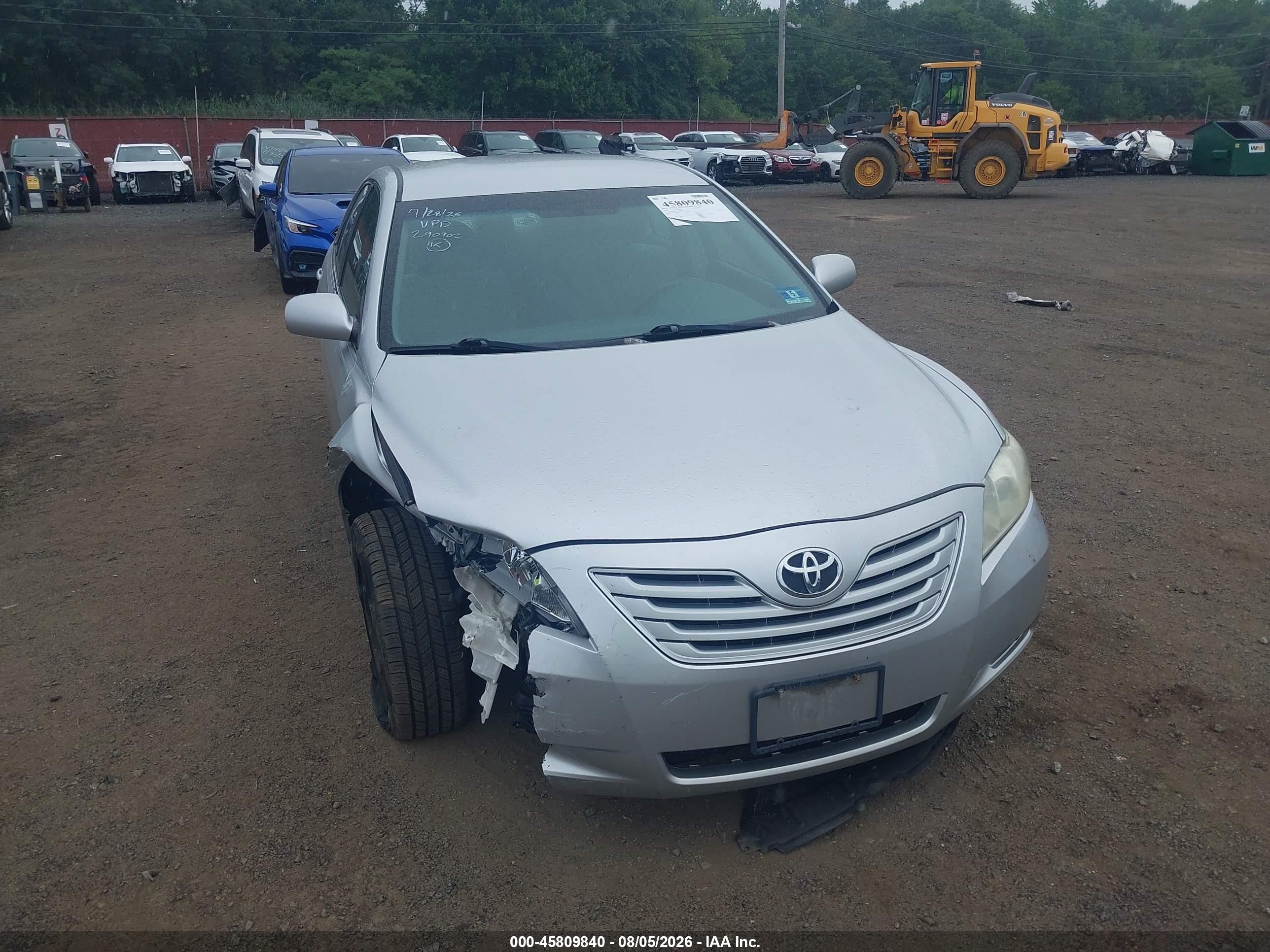 2009 Toyota Camry Le Серый vin: 4T1BE46K29U290902