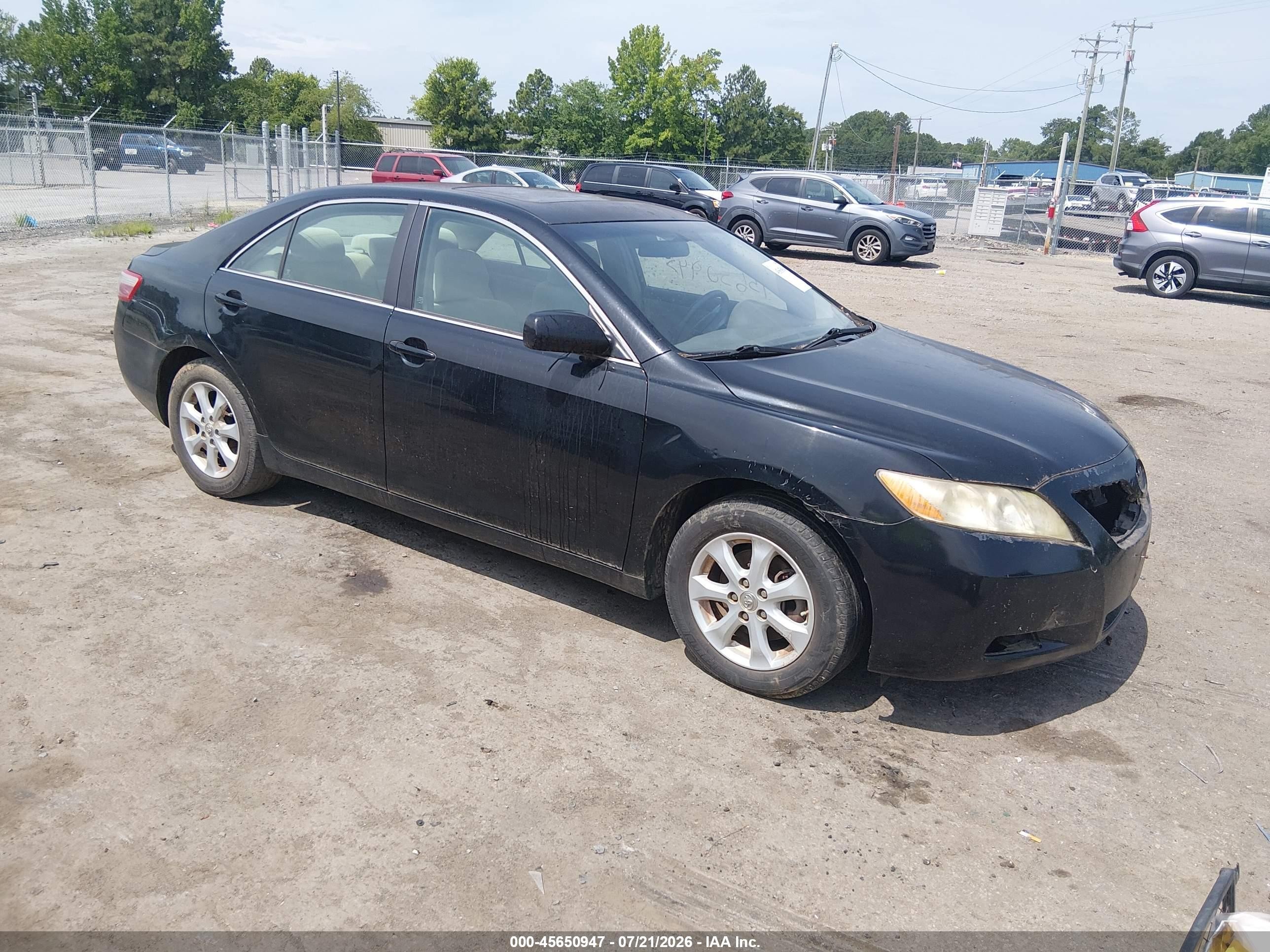 2009 Toyota Camry Le Black vin: 4T1BE46K29U327396