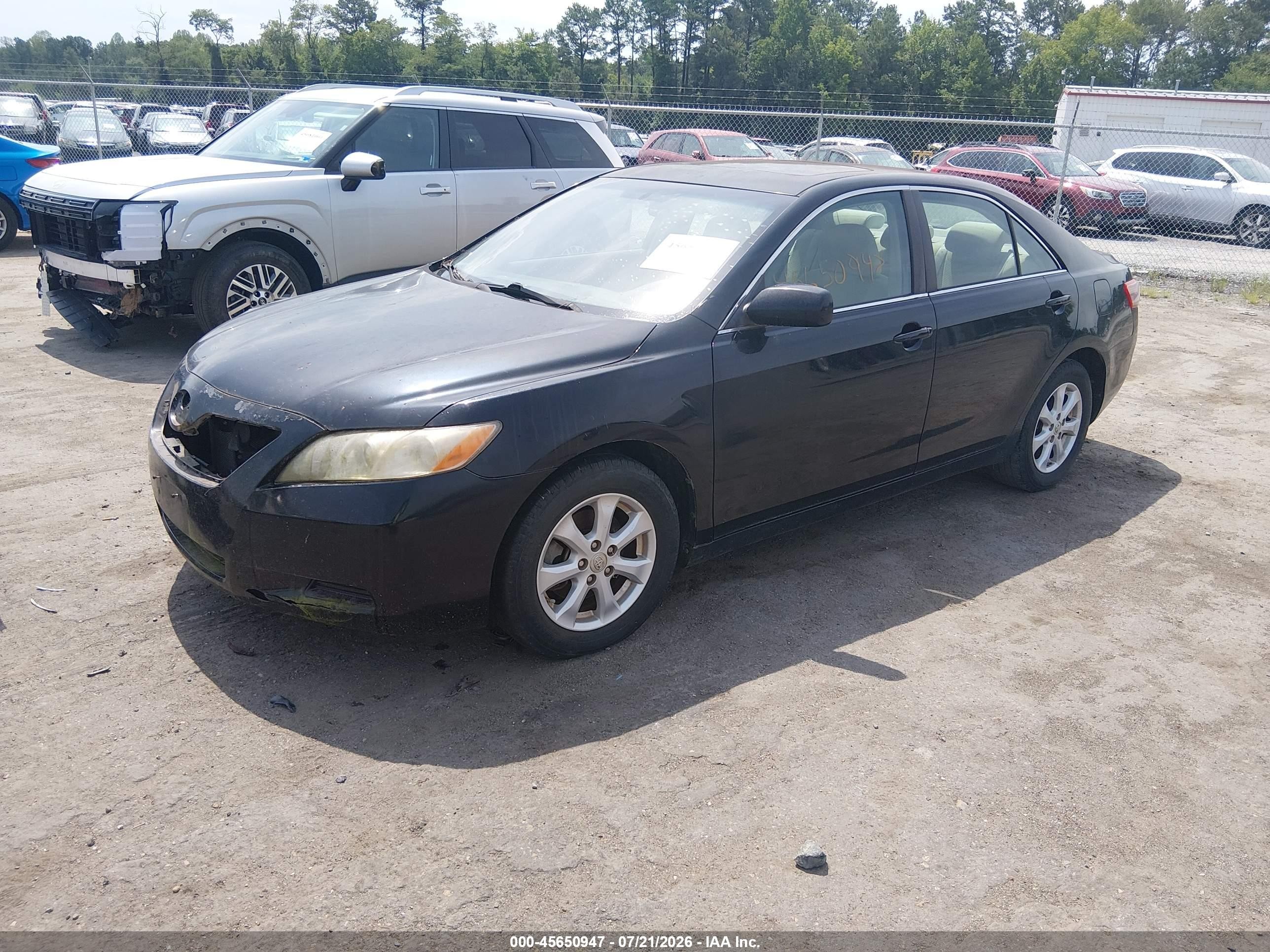 2009 Toyota Camry Le Black vin: 4T1BE46K29U327396