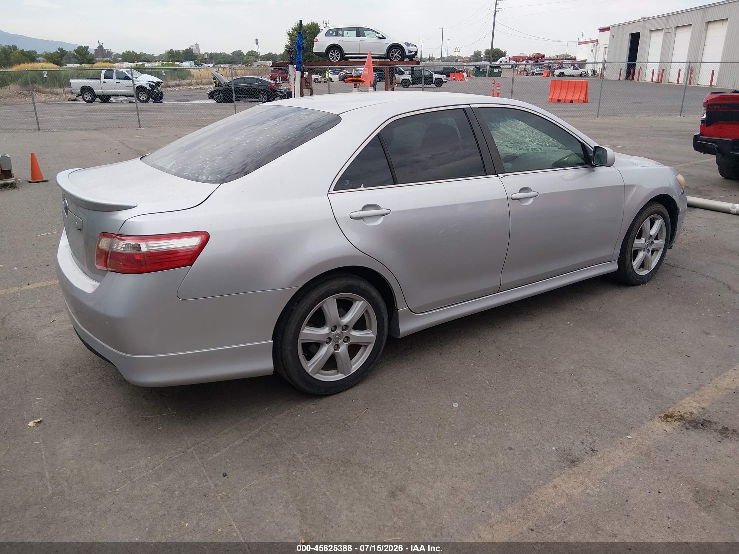 2009 Toyota Camry Se Silver vin: 4T1BE46K29U340620